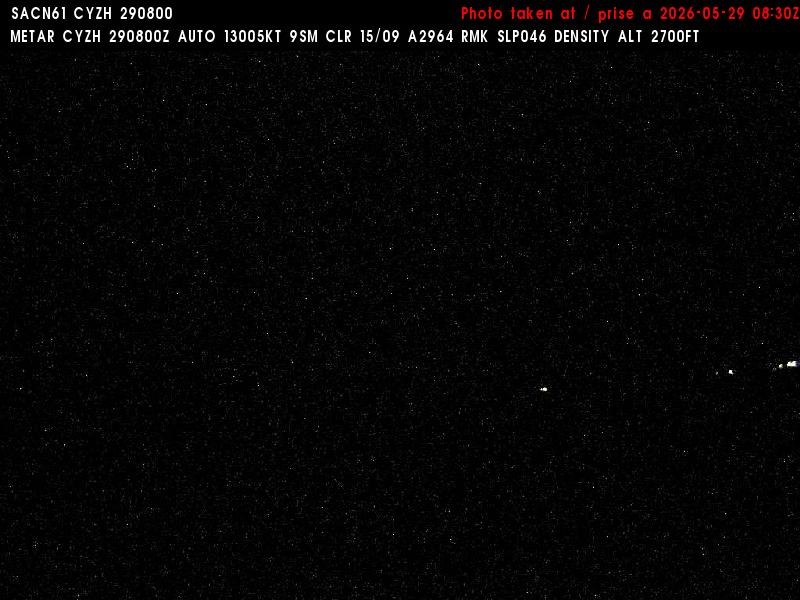 Archiv Foto Webcam Slave Lake Airport - Blickrichtung Norden