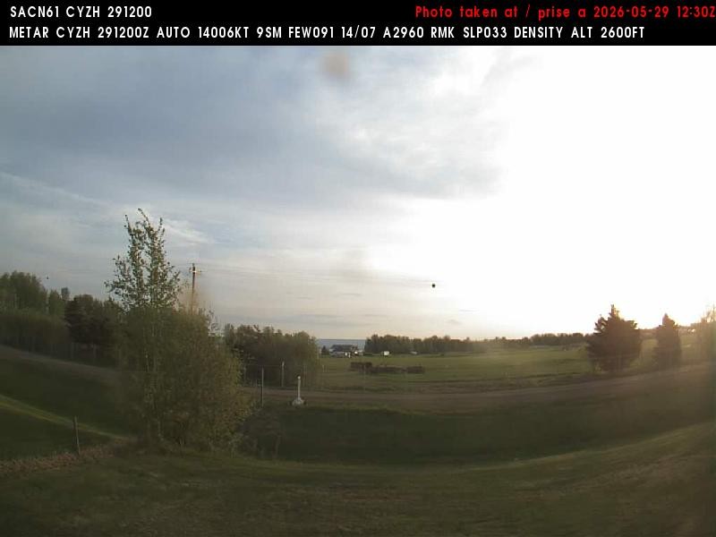 Archiv Foto Webcam Slave Lake Airport - Blickrichtung Norden