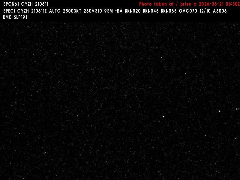 Archiv Foto Webcam Slave Lake Airport - Blickrichtung Norden