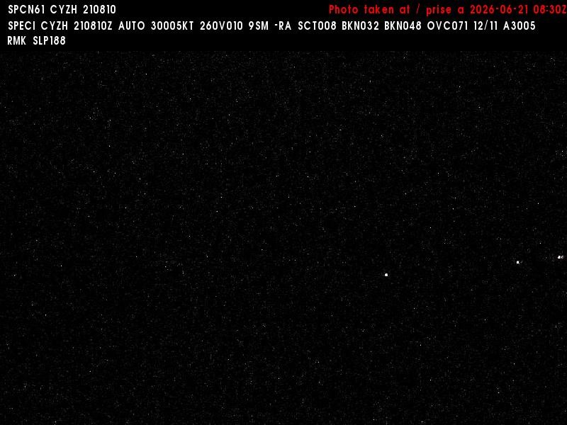 Archiv Foto Webcam Slave Lake Airport - Blickrichtung Norden