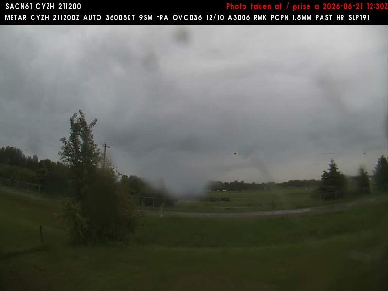 Archiv Foto Webcam Slave Lake Airport - Blickrichtung Norden