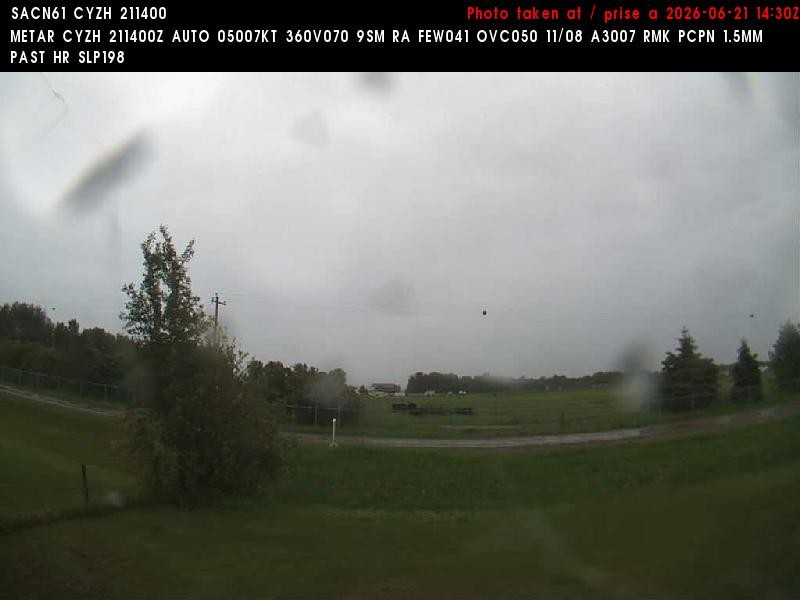 Archiv Foto Webcam Slave Lake Airport - Blickrichtung Norden