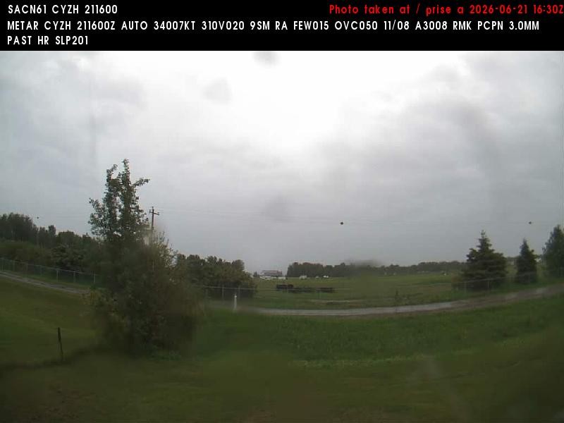Archiv Foto Webcam Slave Lake Airport - Blickrichtung Norden