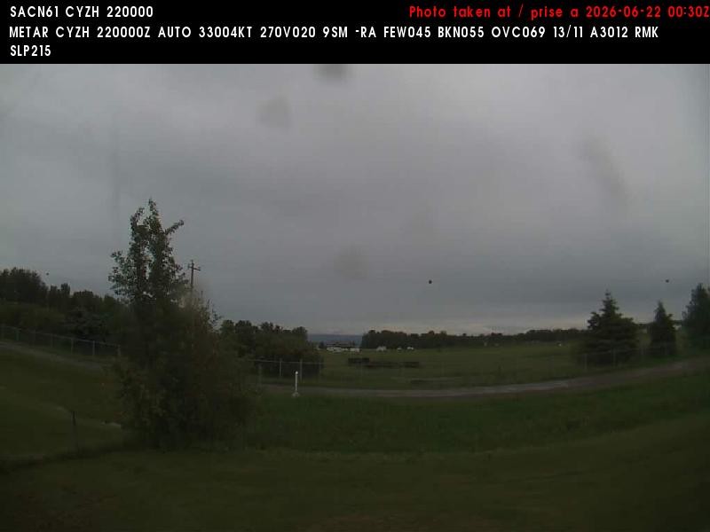 Archiv Foto Webcam Slave Lake Airport - Blickrichtung Norden