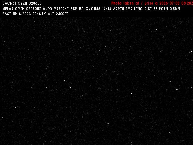 Archiv Foto Webcam Slave Lake Airport - Blickrichtung Norden