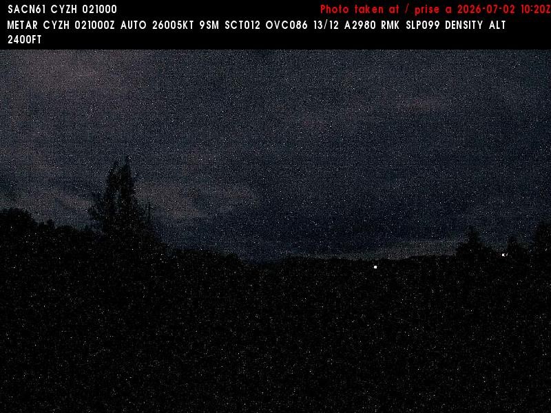 Archiv Foto Webcam Slave Lake Airport - Blickrichtung Norden