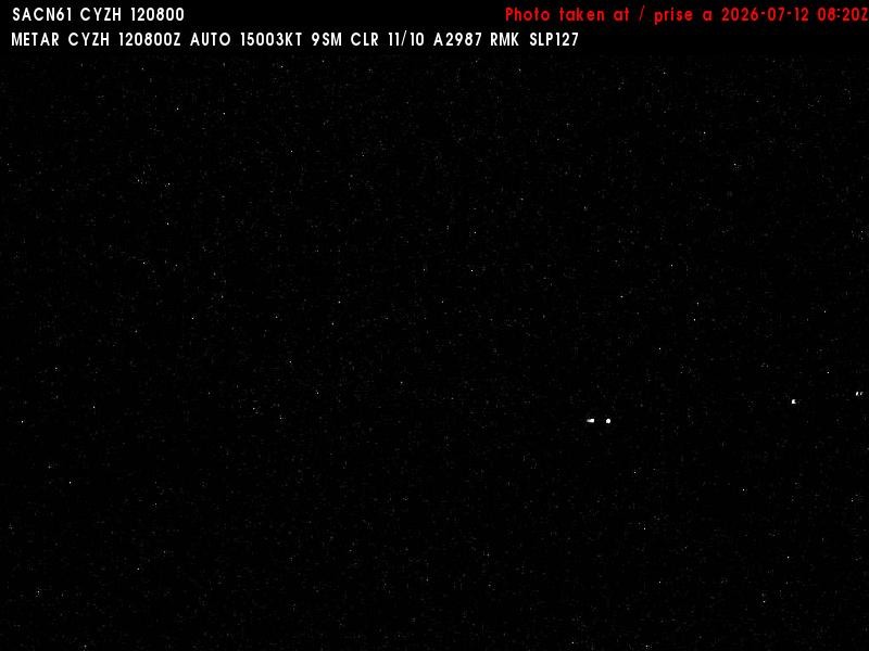 Archiv Foto Webcam Slave Lake Airport - Blickrichtung Norden
