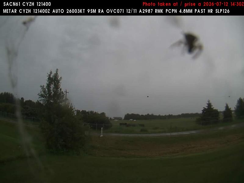 Archiv Foto Webcam Slave Lake Airport - Blickrichtung Norden