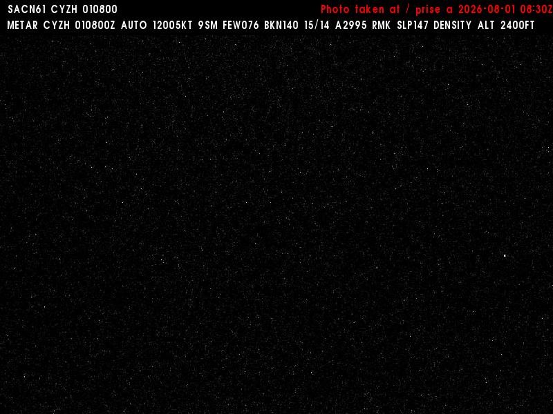 Archiv Foto Webcam Slave Lake Airport - Blickrichtung Norden