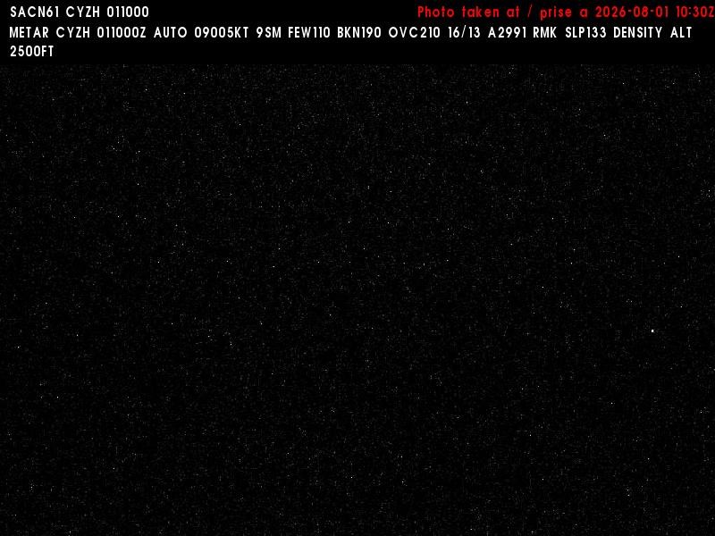 Archiv Foto Webcam Slave Lake Airport - Blickrichtung Norden