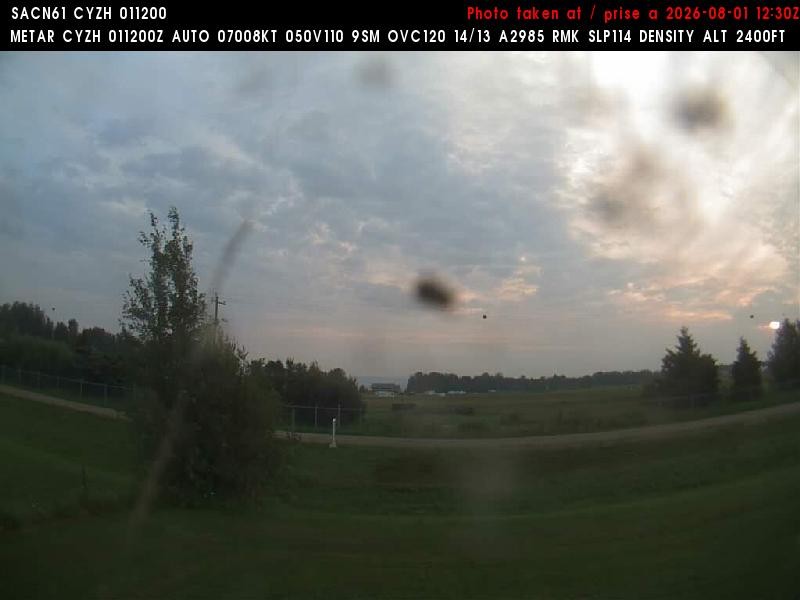 Archiv Foto Webcam Slave Lake Airport - Blickrichtung Norden