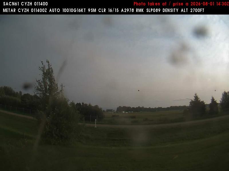 Archiv Foto Webcam Slave Lake Airport - Blickrichtung Norden