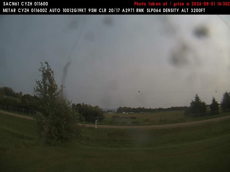 Archiv Foto Webcam Slave Lake Airport - Blickrichtung Norden
