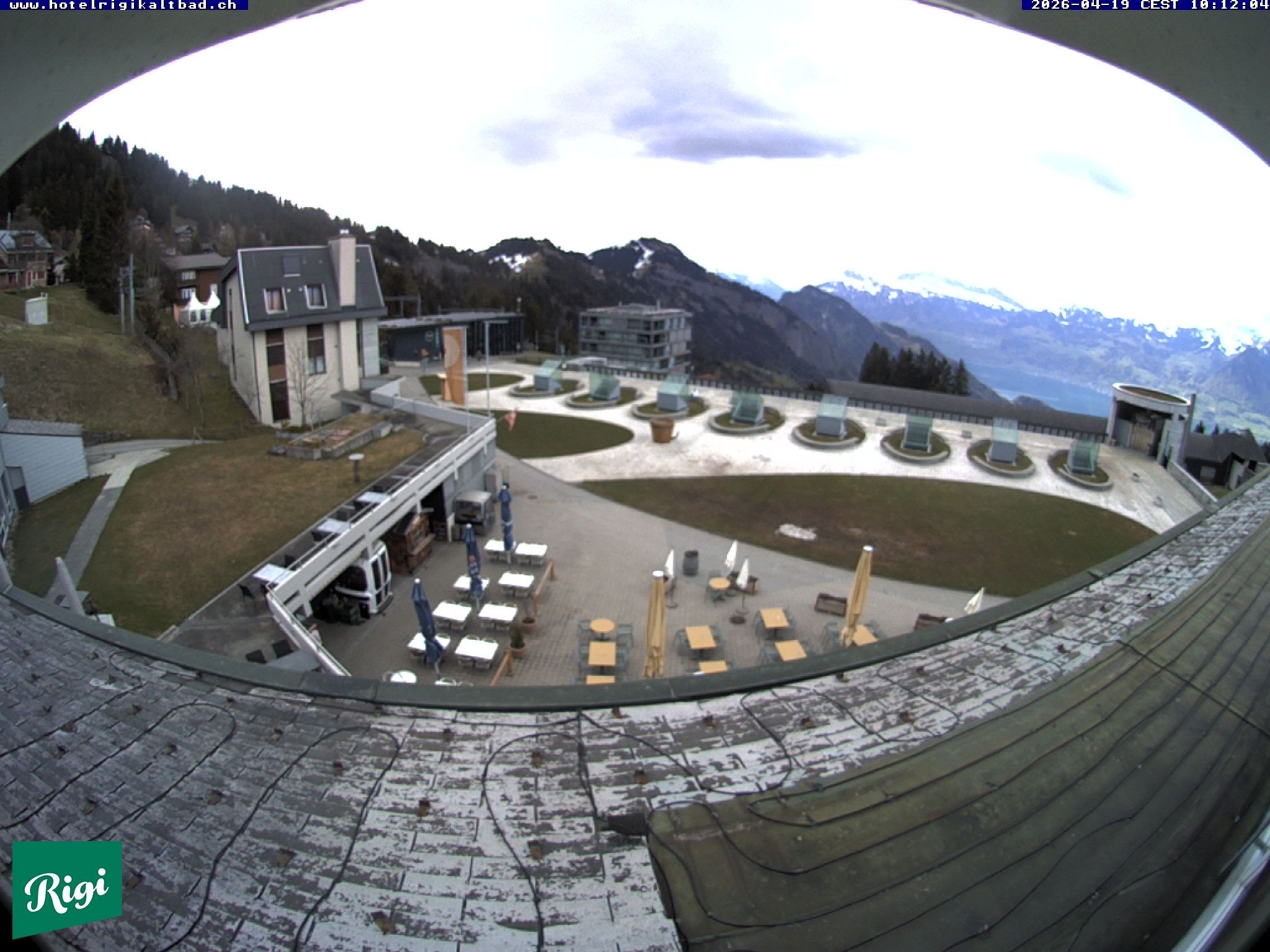 Archived image Webcam Rigi Kaltbad Hotel
