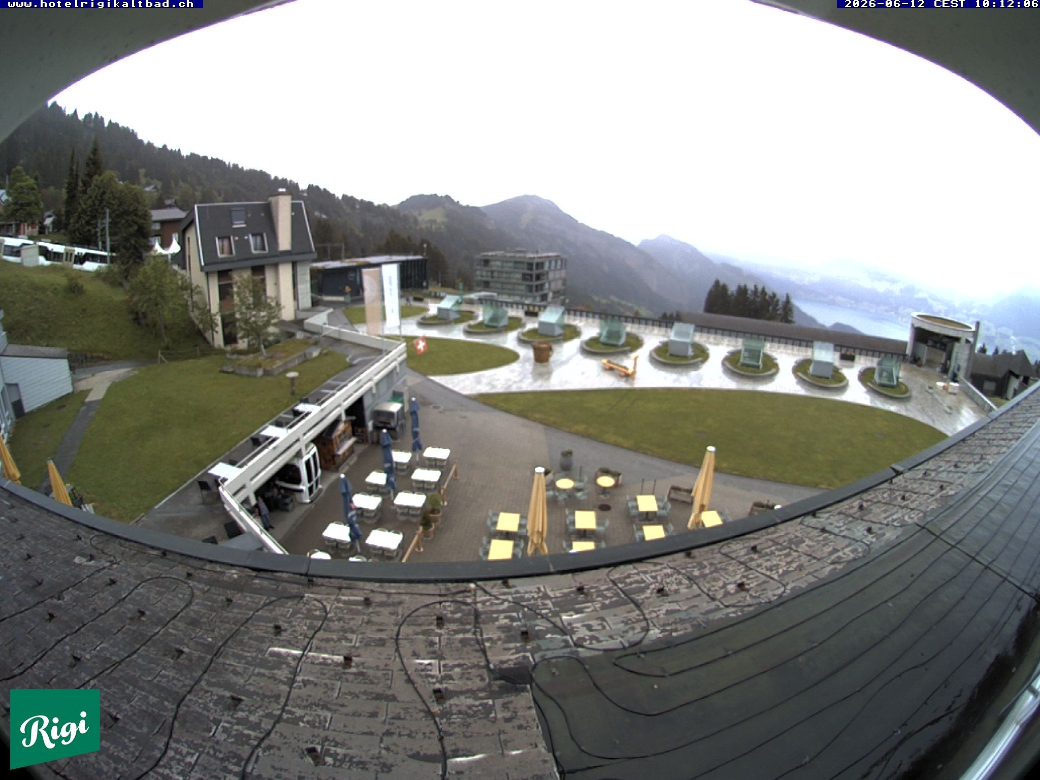 Archived image Webcam Rigi Kaltbad Hotel