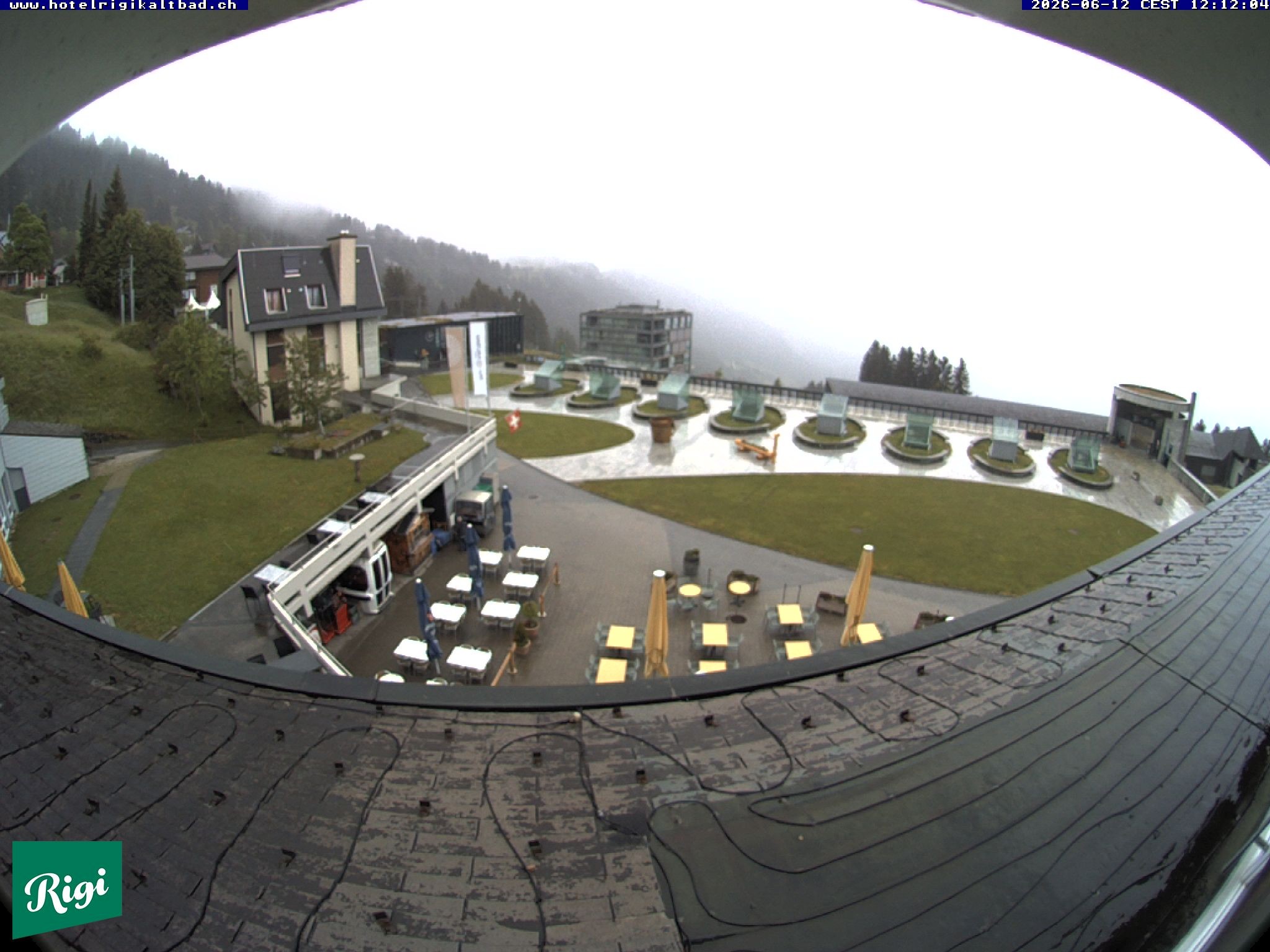 Archived image Webcam Rigi Kaltbad Hotel