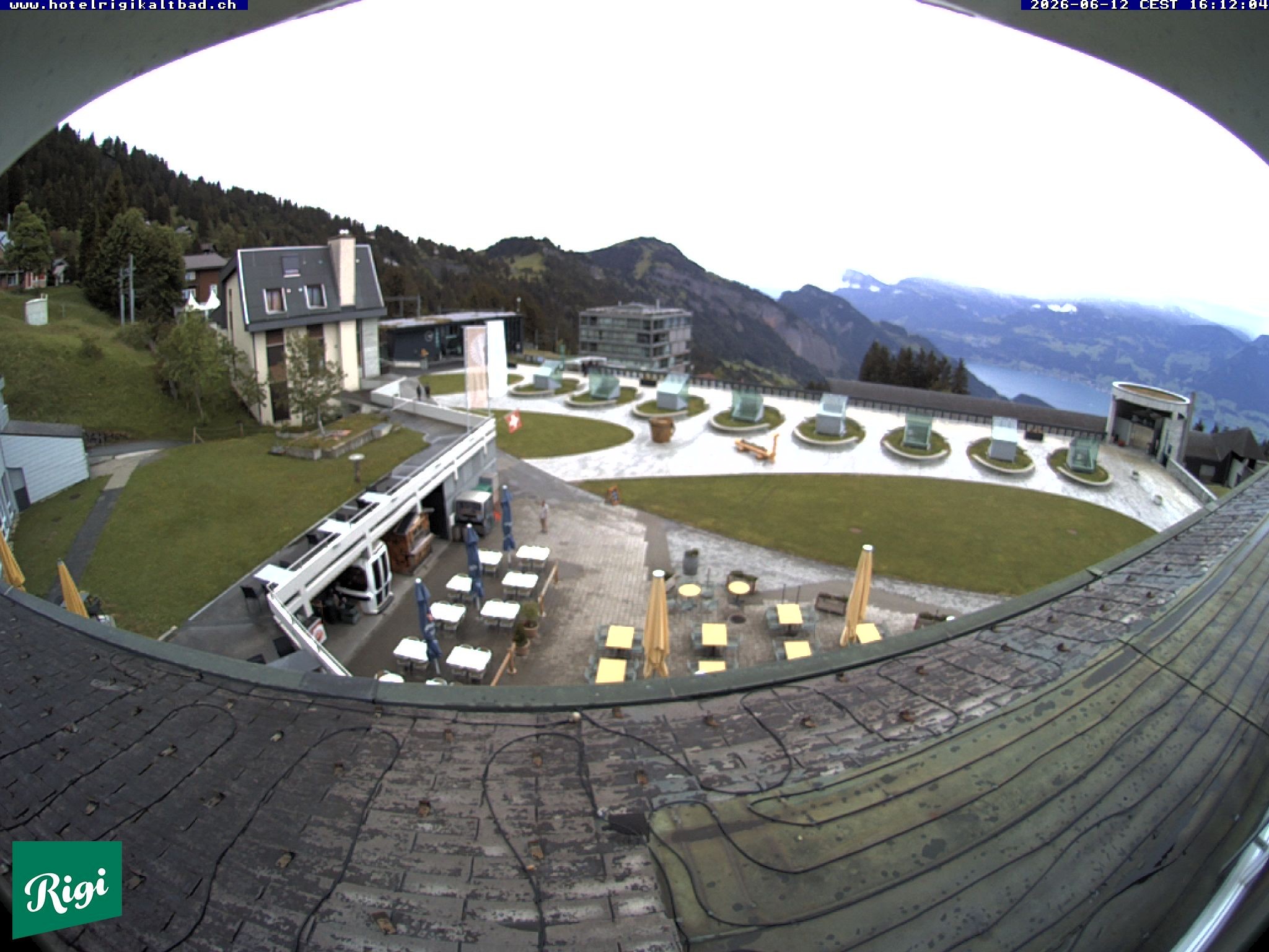 Archived image Webcam Rigi Kaltbad Hotel