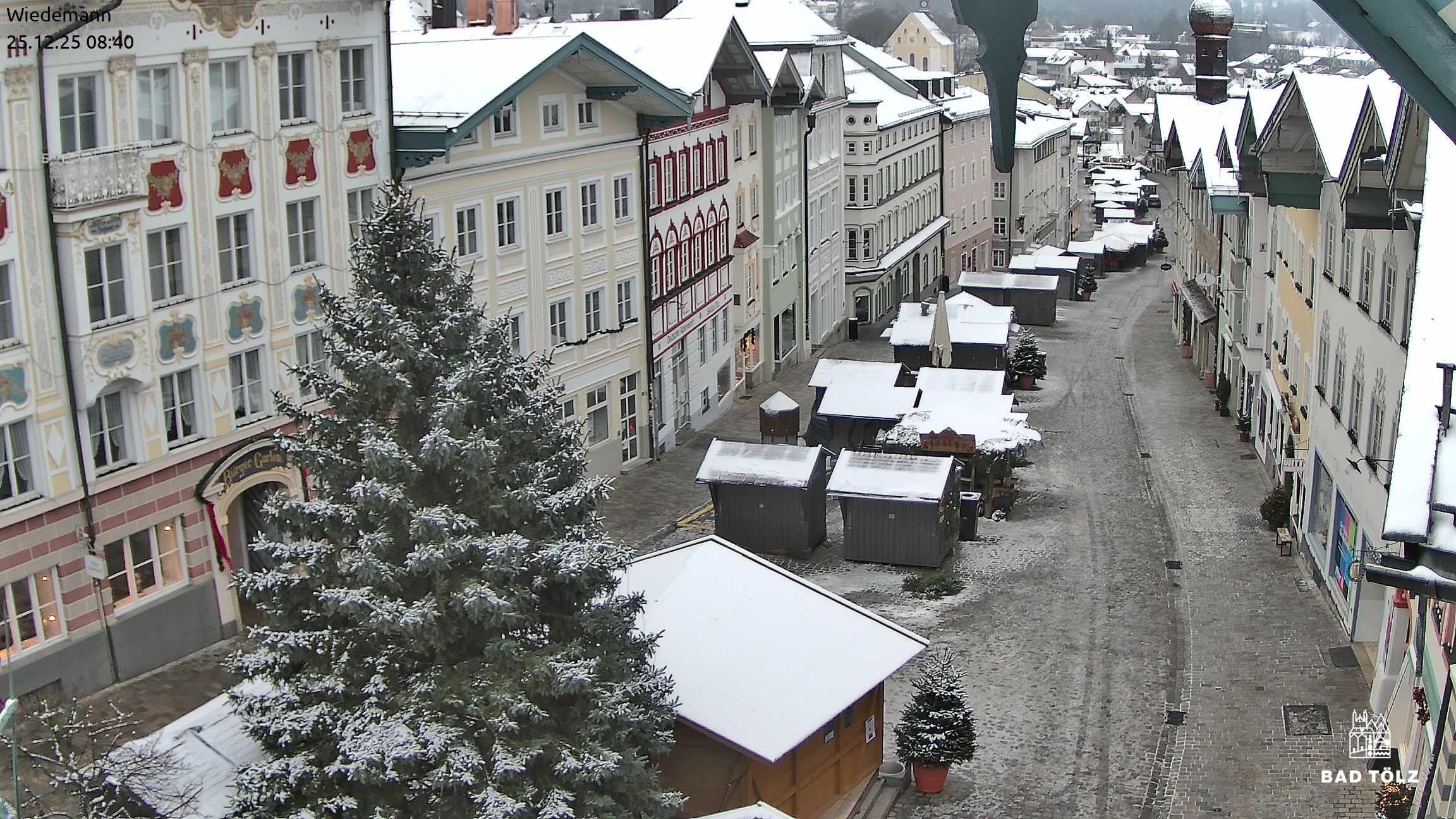 Archiv Foto Webcam Obere Marktstraße Bad Tölz
