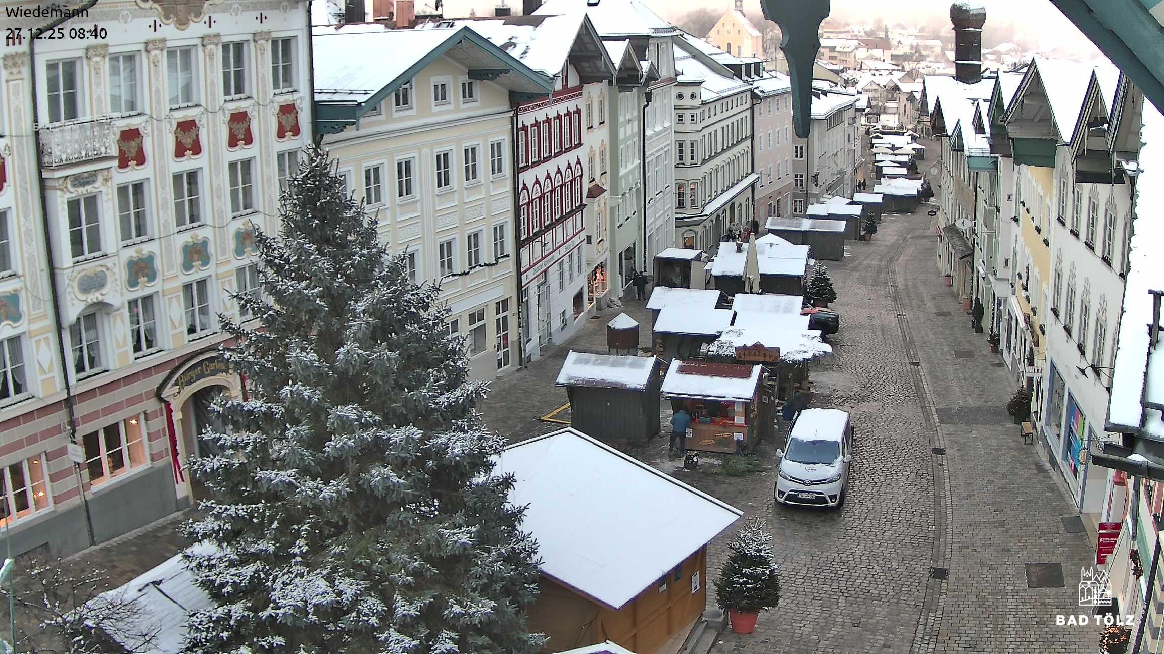 Archiv Foto Webcam Obere Marktstraße Bad Tölz