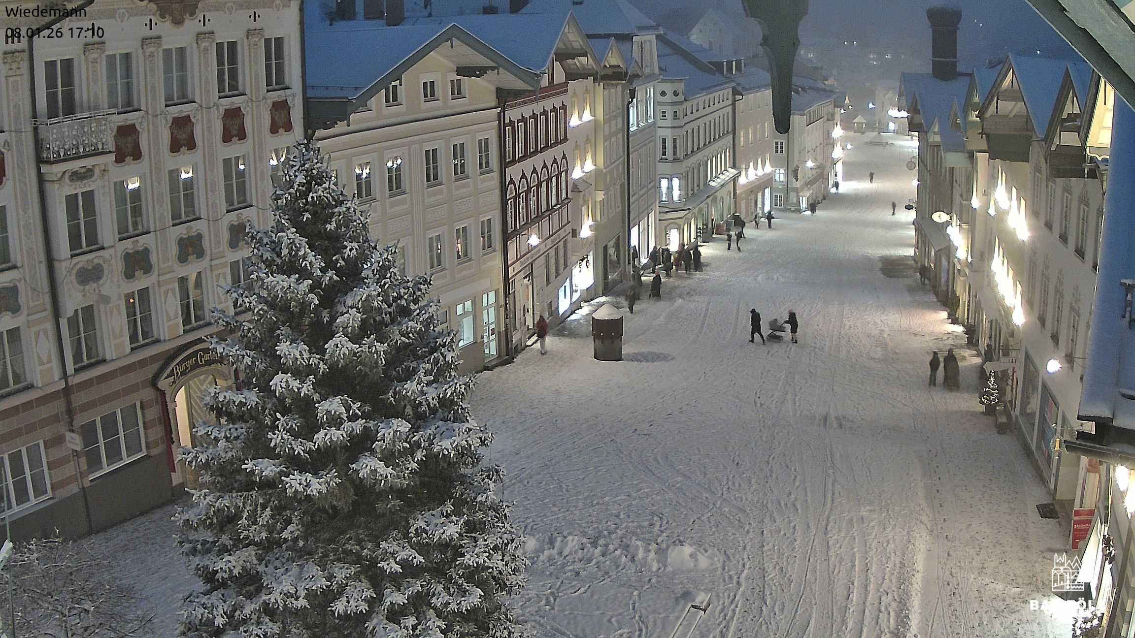 Archiv Foto Webcam Obere Marktstraße Bad Tölz