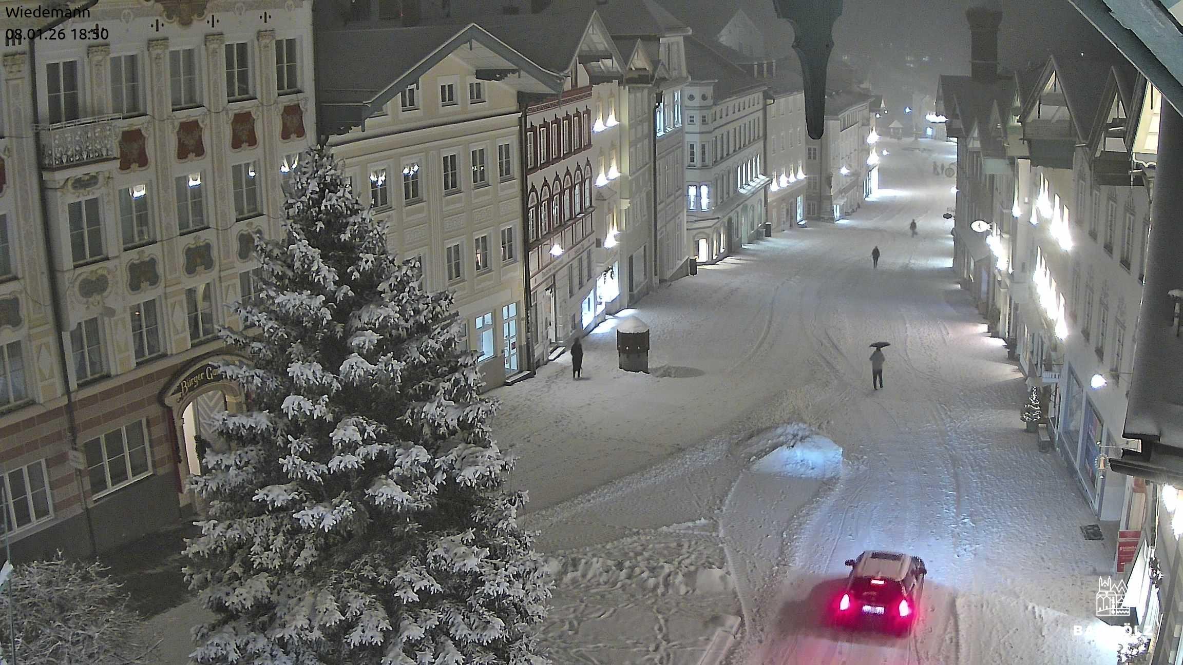 Archiv Foto Webcam Obere Marktstraße Bad Tölz