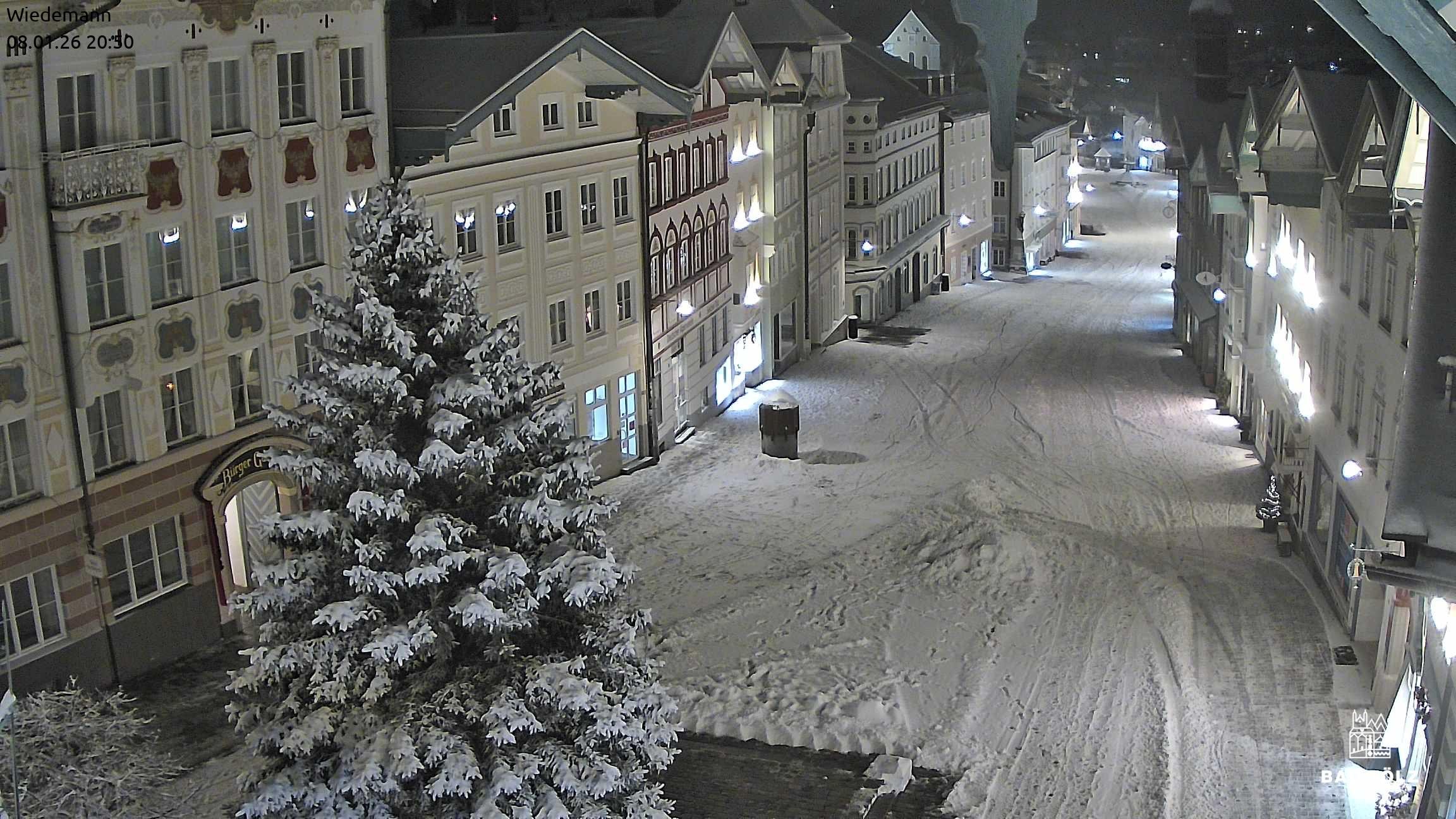 Archiv Foto Webcam Obere Marktstraße Bad Tölz