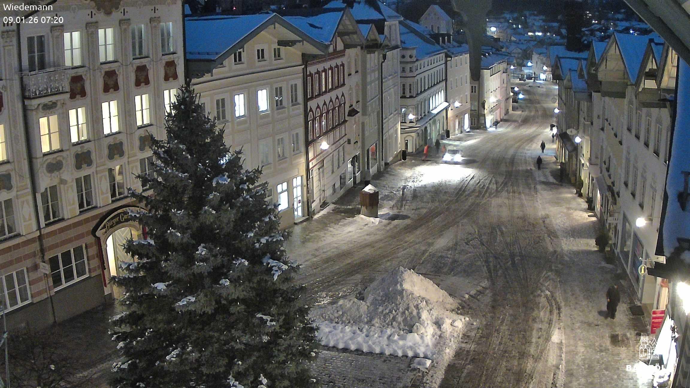 Archiv Foto Webcam Obere Marktstraße Bad Tölz