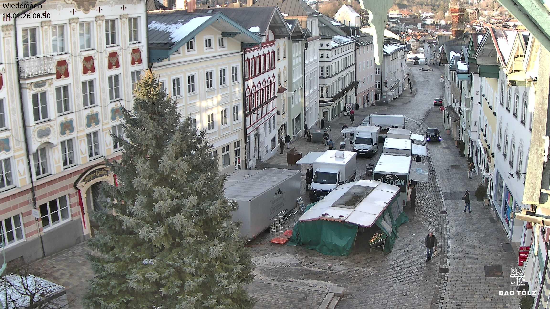 Archived image Webcam Bad Tölz - Marktstraße