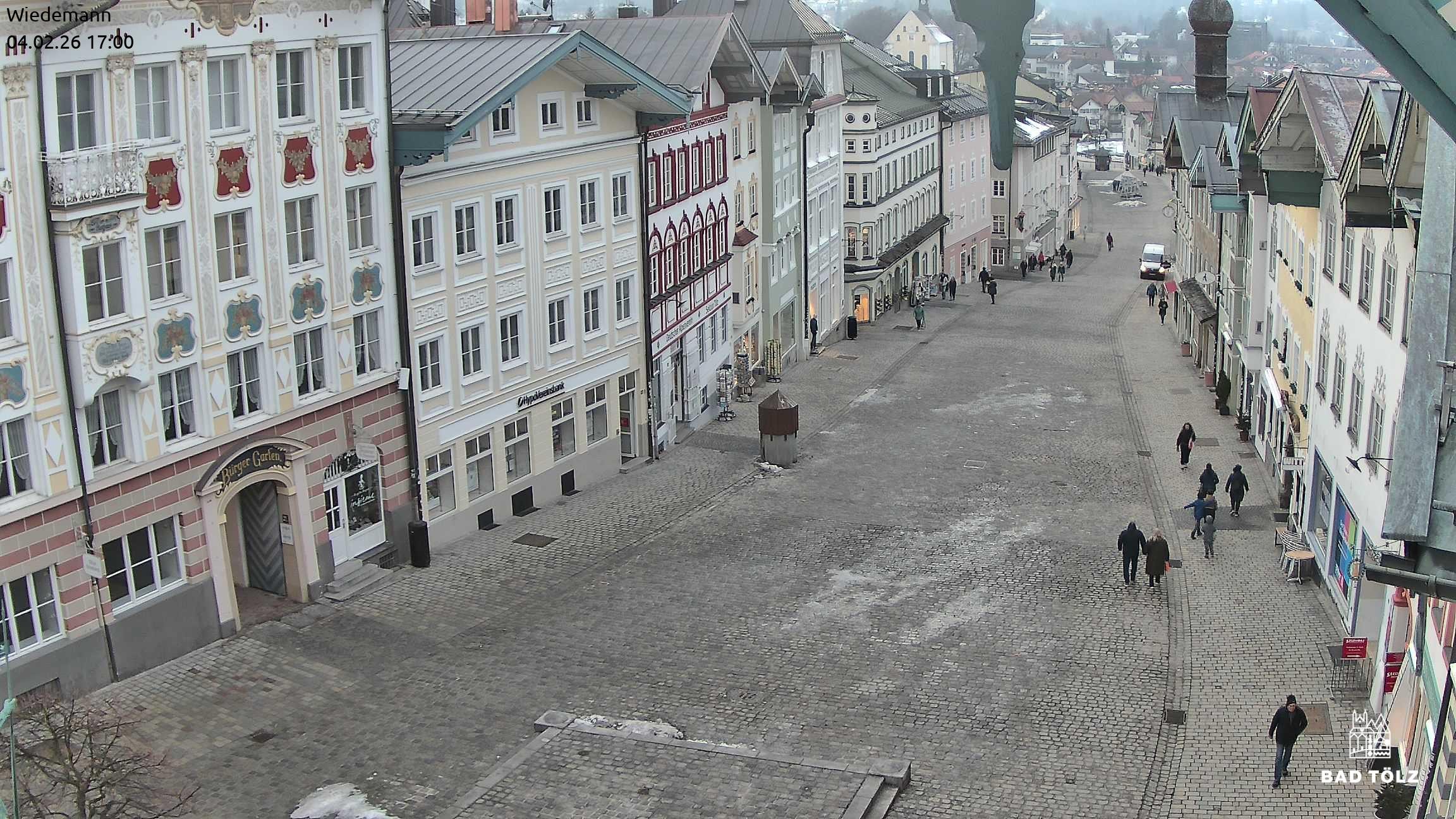 Archiv Foto Webcam Obere Marktstraße Bad Tölz