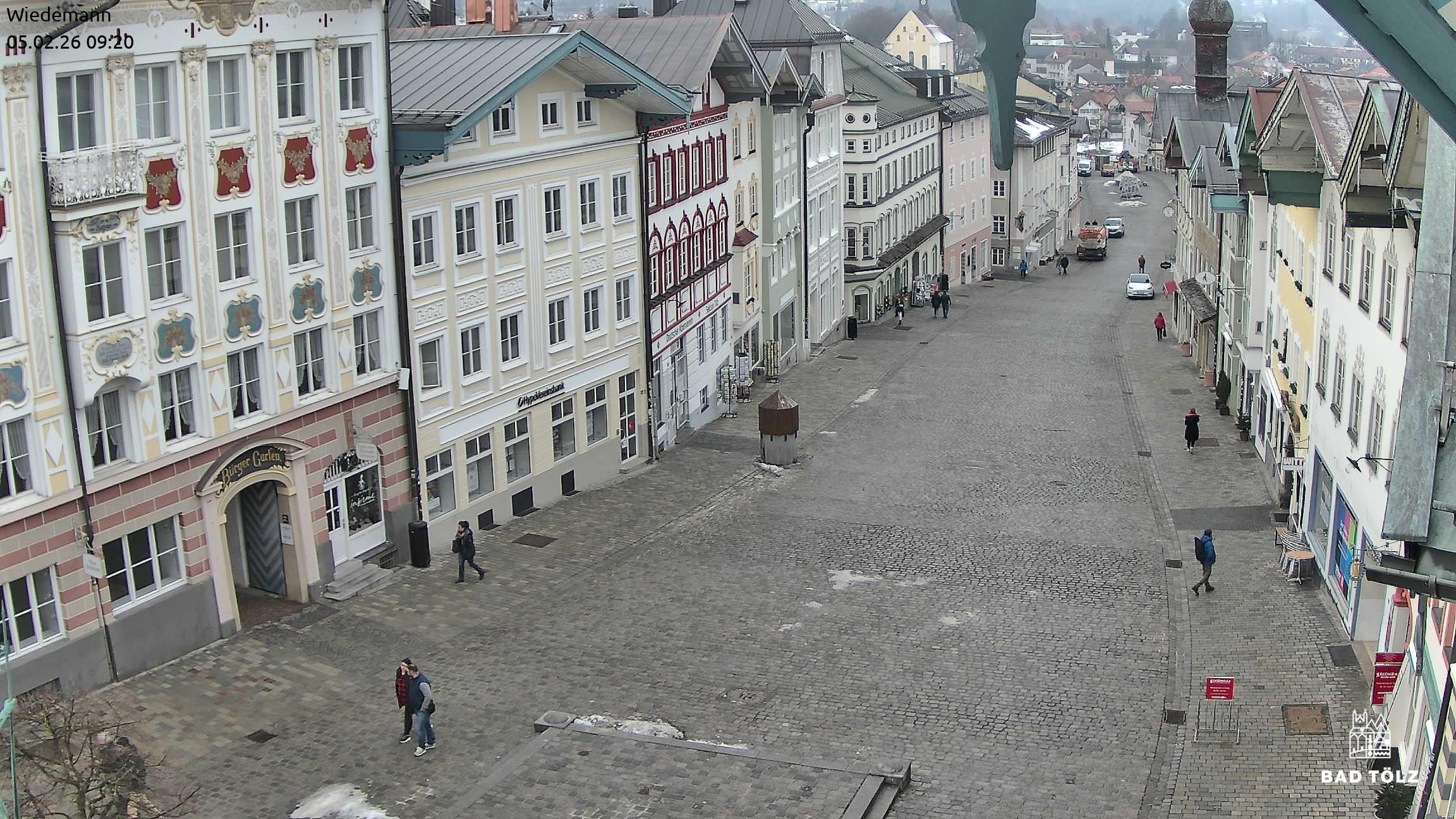 Archiv Foto Webcam Obere Marktstraße Bad Tölz