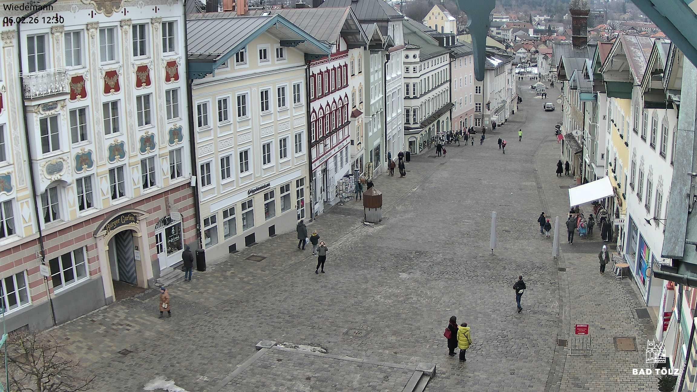 Archived image Webcam Bad Tölz - Marktstraße