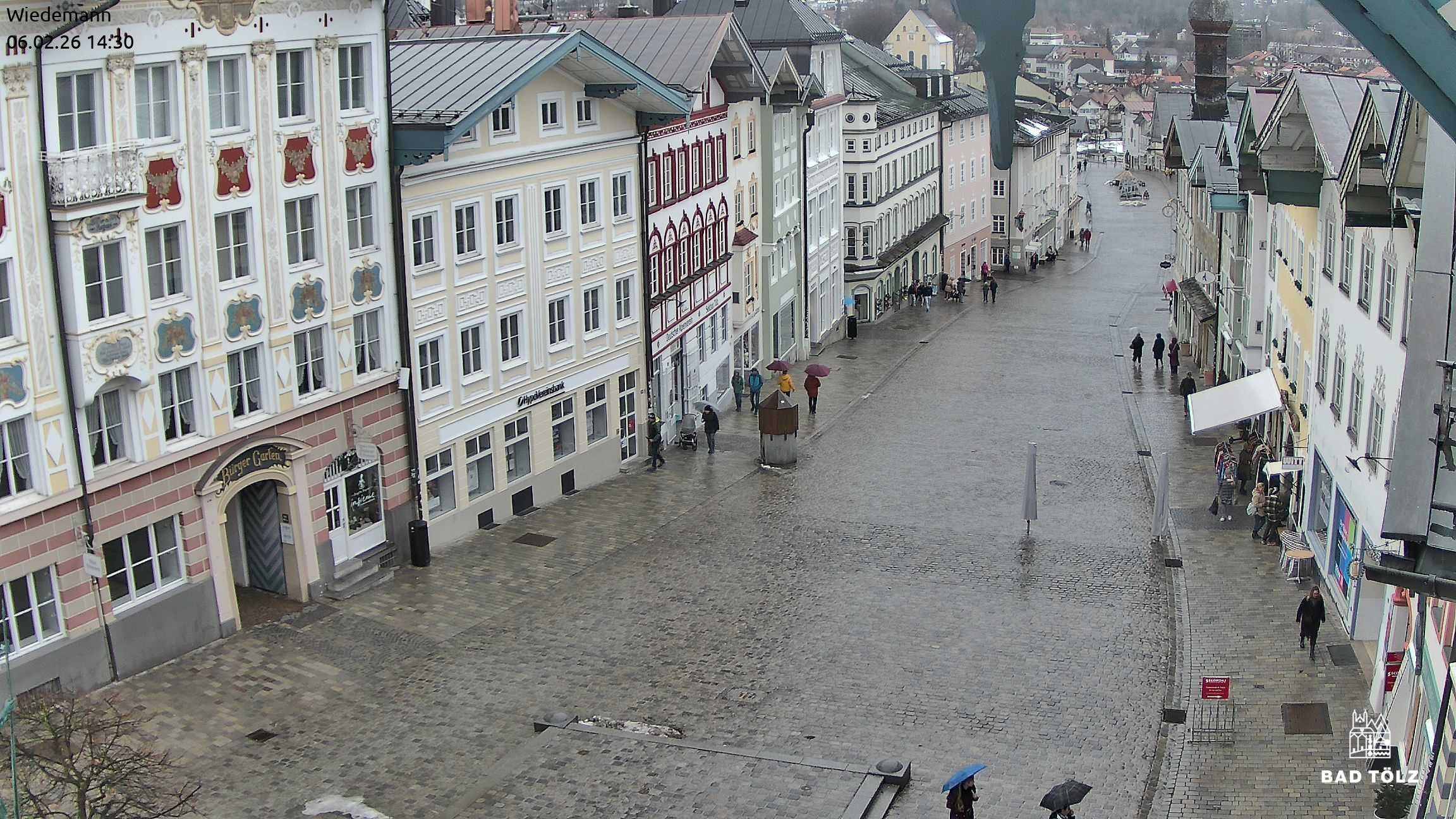 Archived image Webcam Bad Tölz - Marktstraße