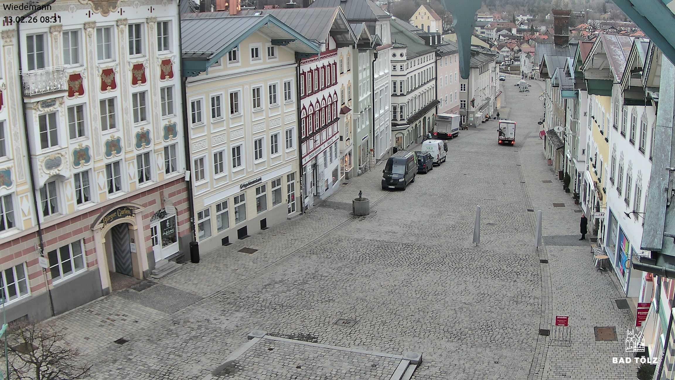 Archived image Webcam Bad Tölz - Marktstraße