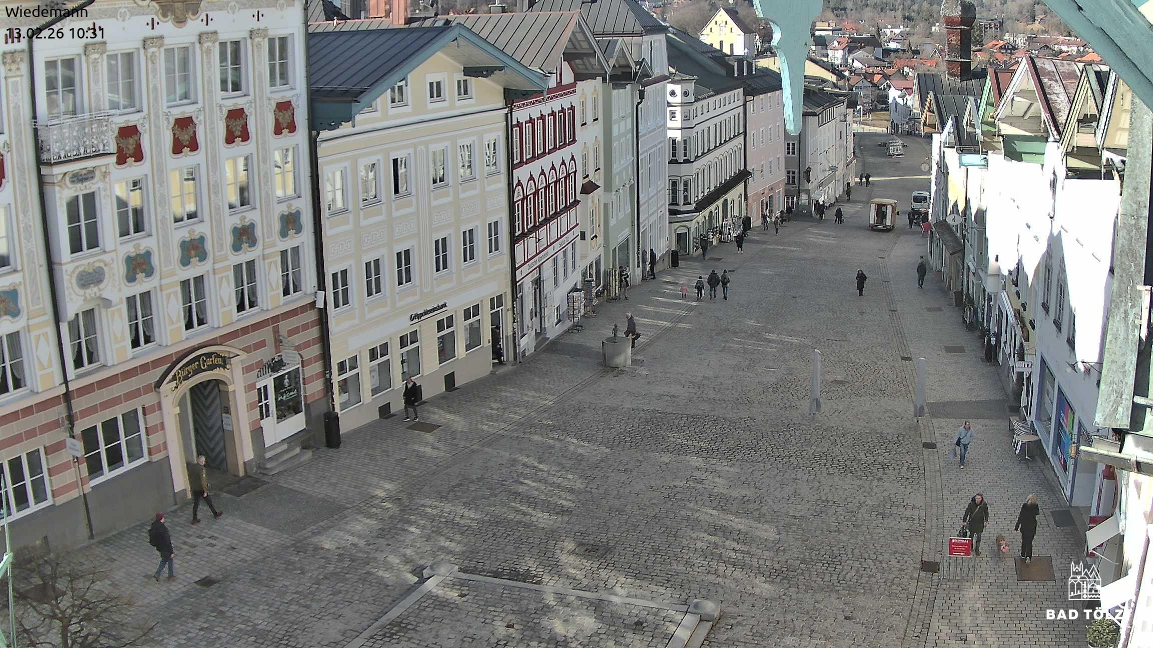 Archived image Webcam Bad Tölz - Marktstraße