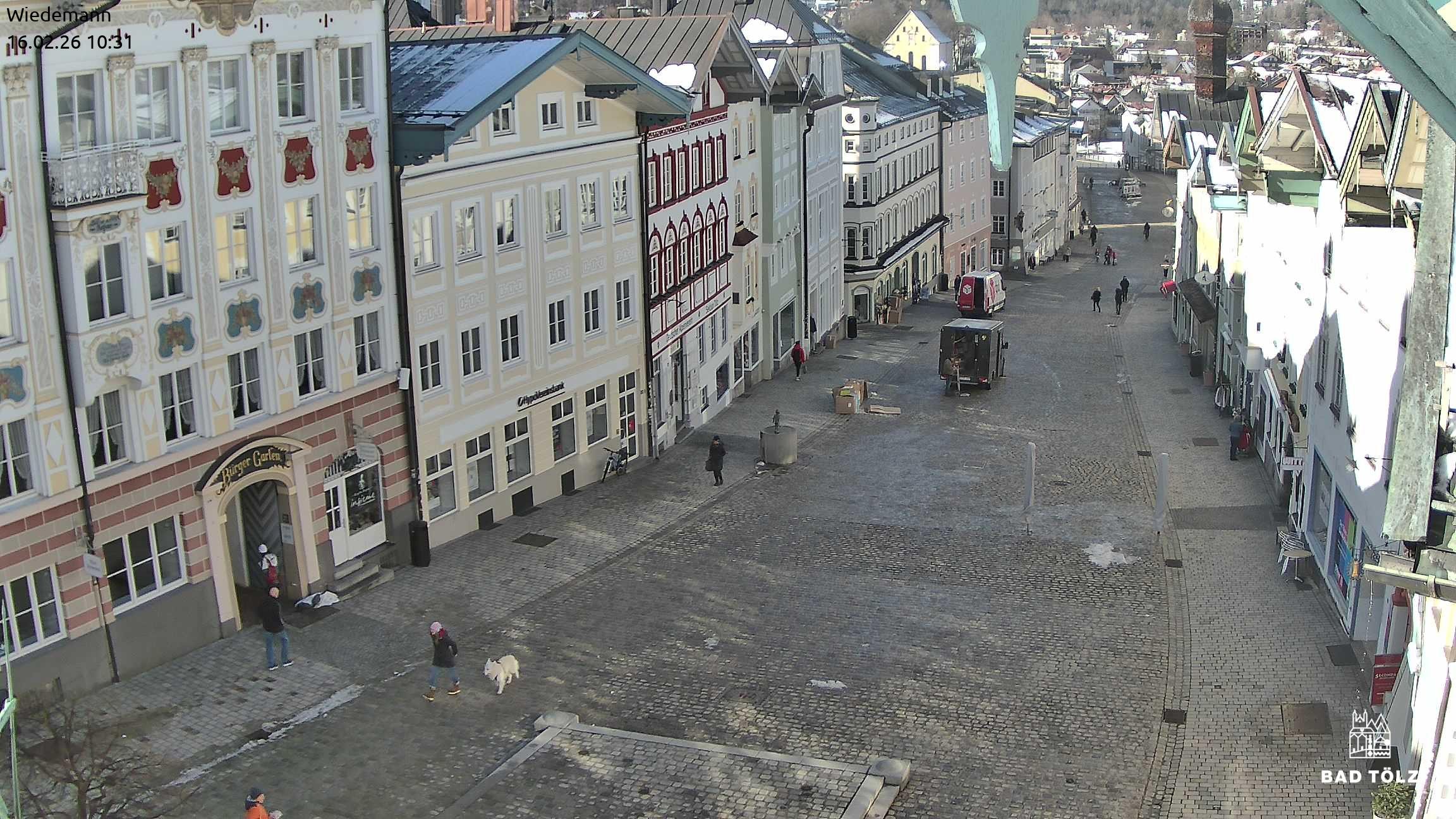 Archived image Webcam Bad Tölz - Marktstraße
