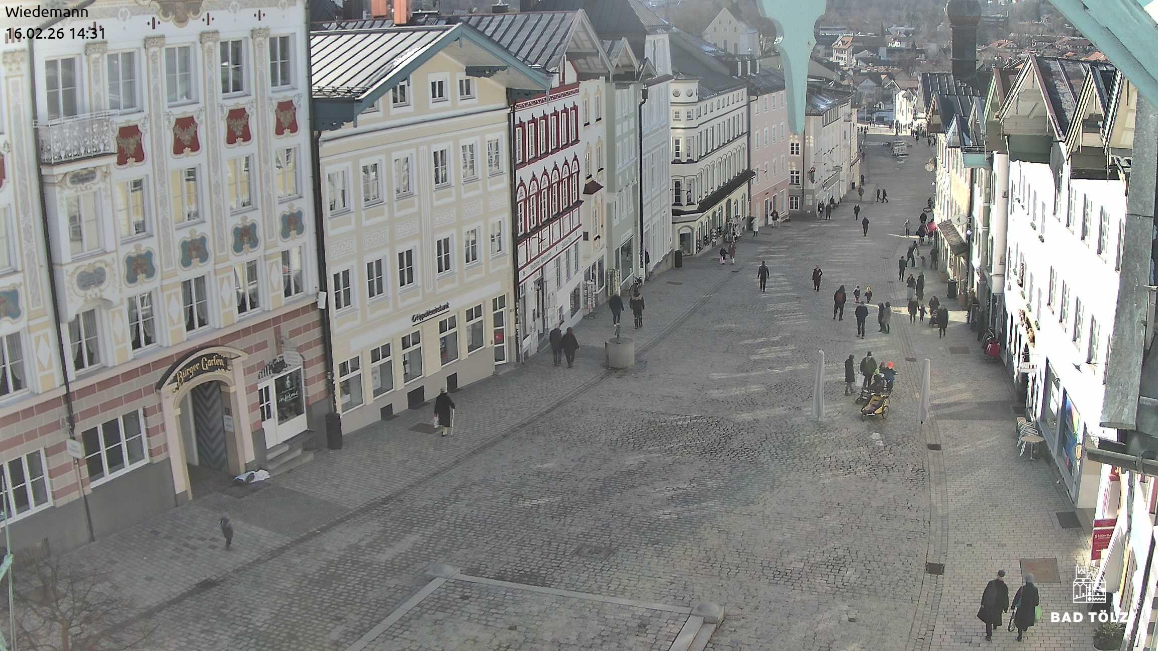 Archived image Webcam Bad Tölz - Marktstraße