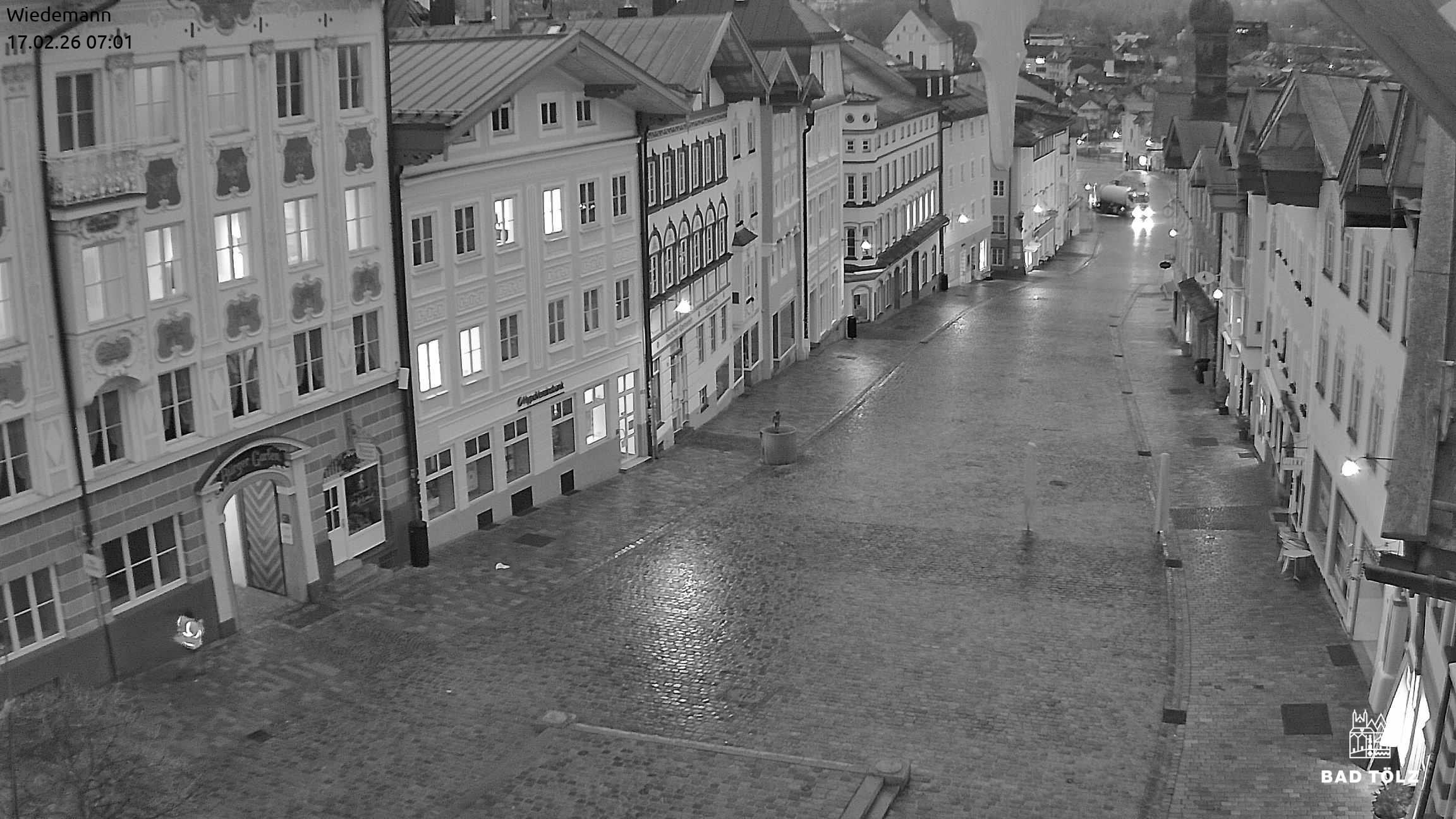 Archiv Foto Webcam Obere Marktstraße Bad Tölz