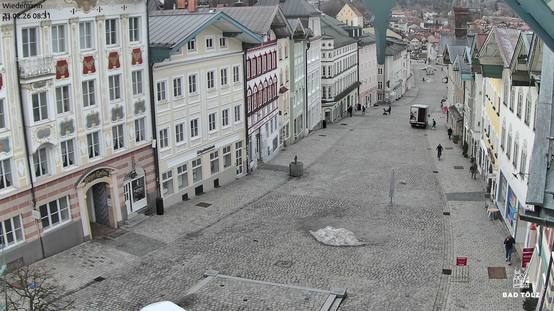 Archiv Foto Webcam Obere Marktstraße Bad Tölz