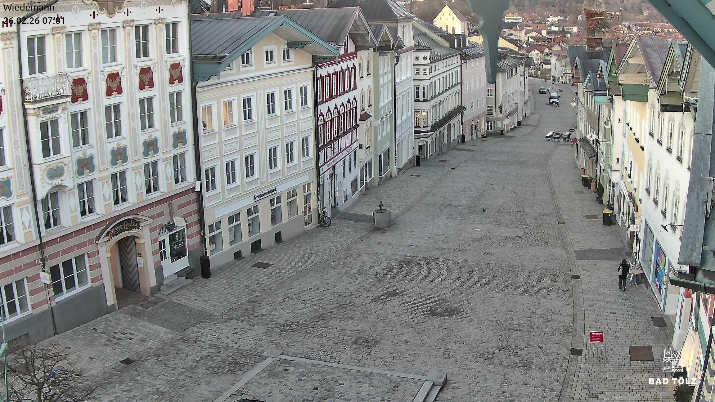 Archived image Webcam Bad Tölz - Marktstraße