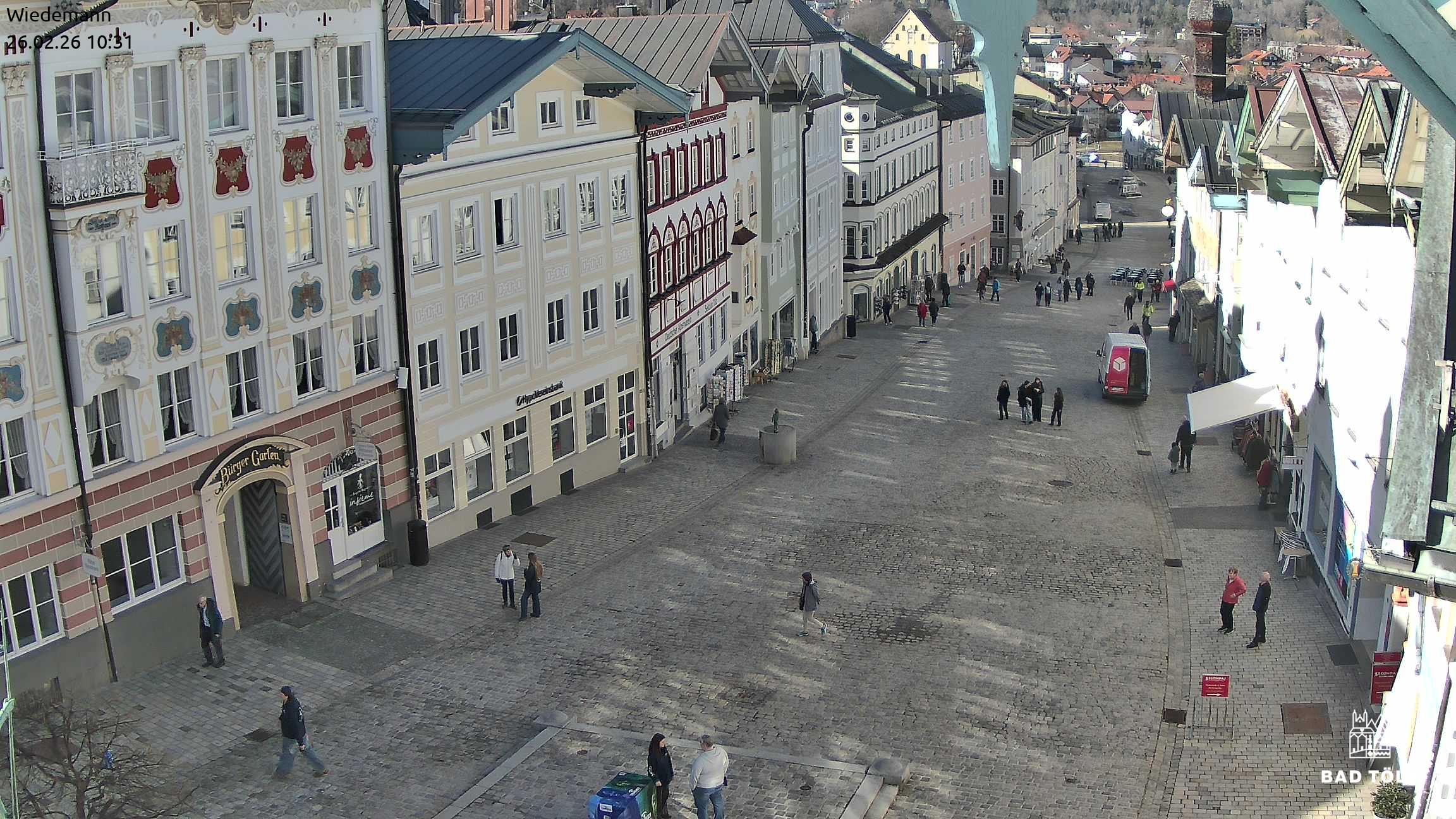 Archived image Webcam Bad Tölz - Marktstraße