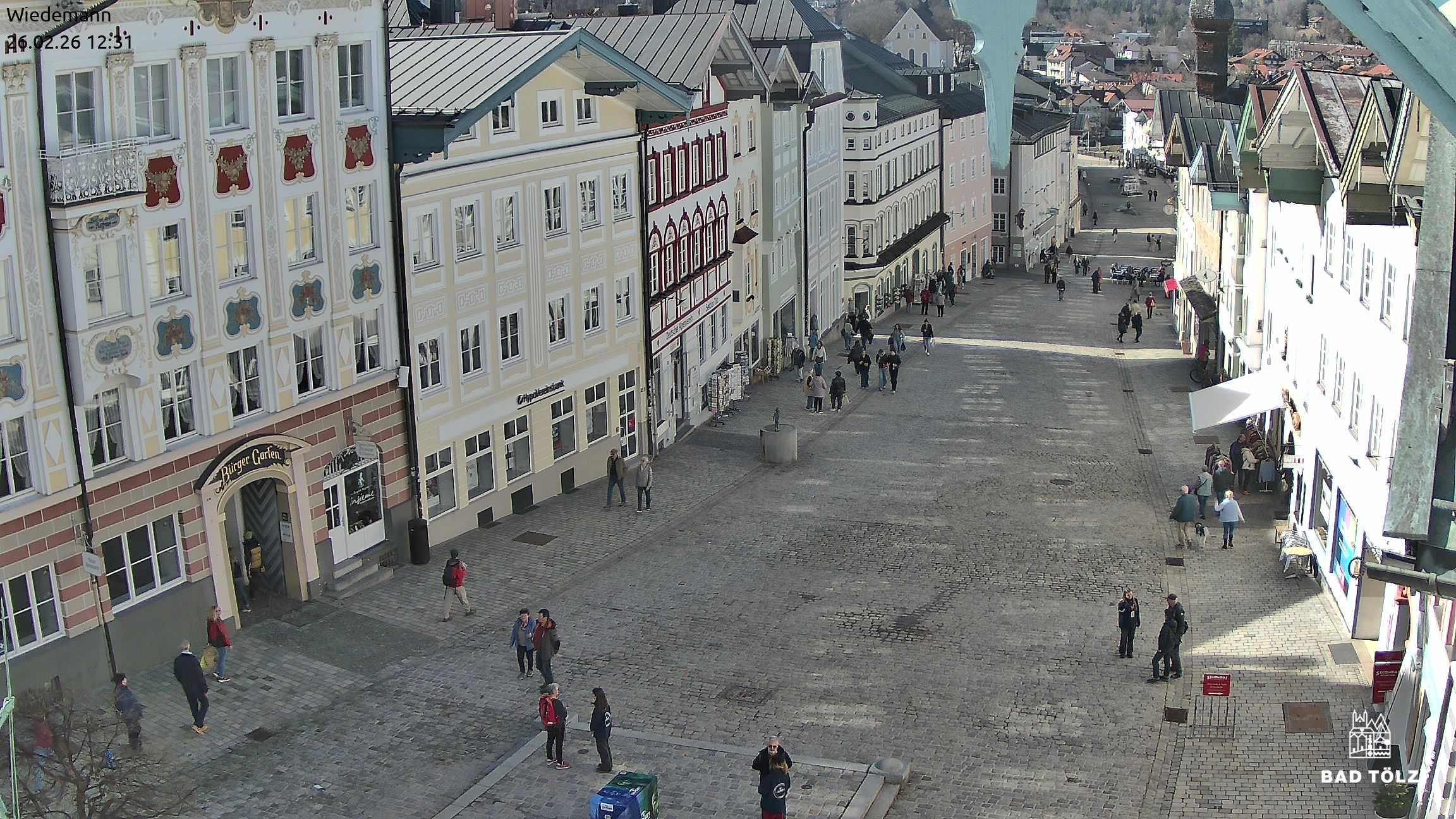 Archived image Webcam Bad Tölz - Marktstraße