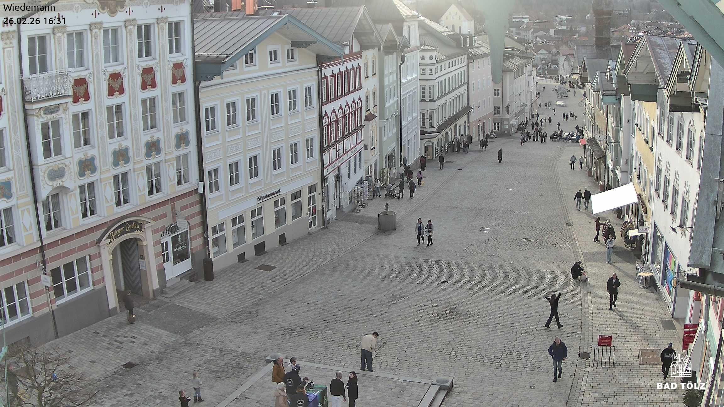 Archived image Webcam Bad Tölz - Marktstraße