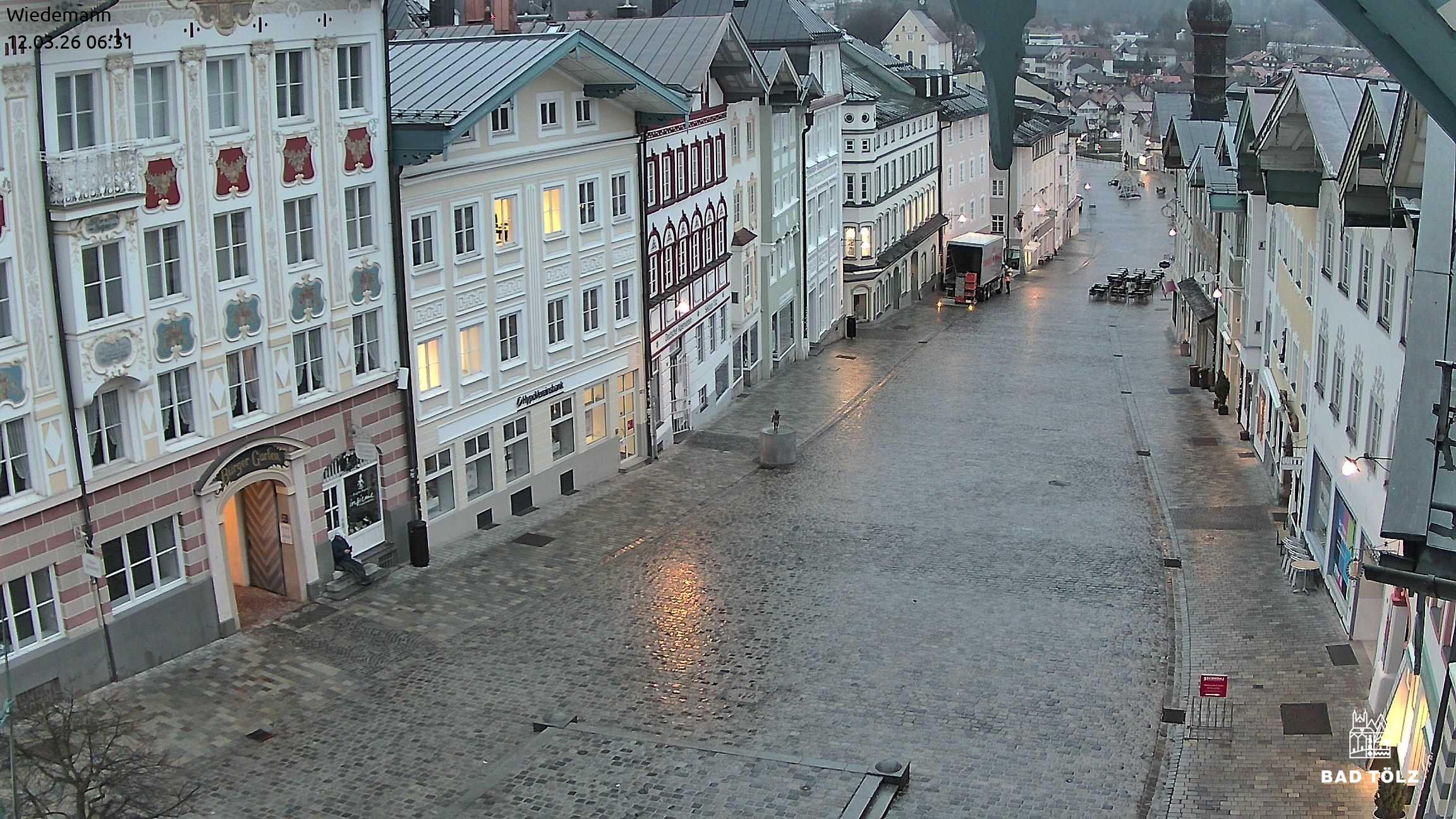 Archiv Foto Webcam Obere Marktstraße Bad Tölz