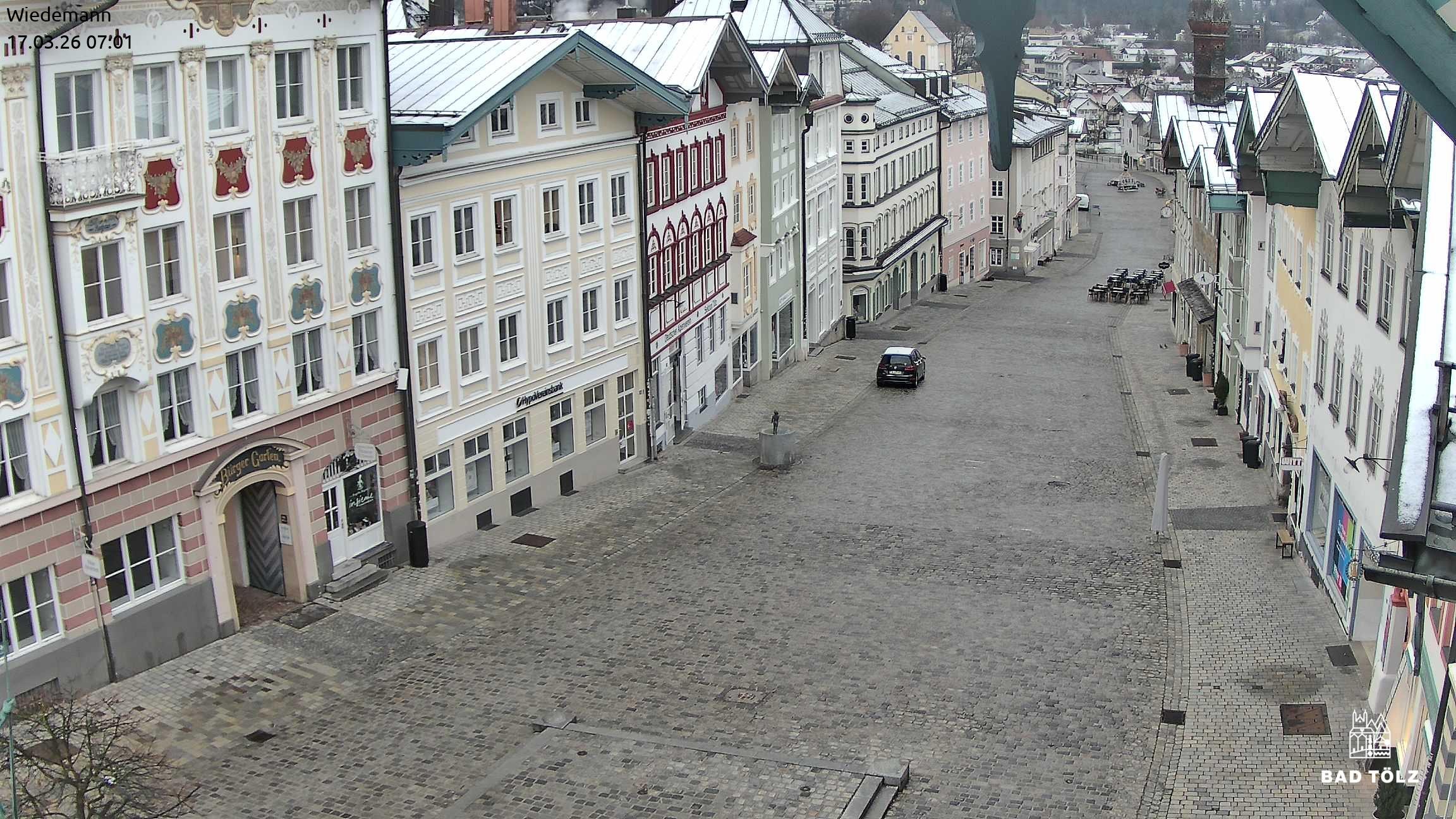 Archiv Foto Webcam Obere Marktstraße Bad Tölz