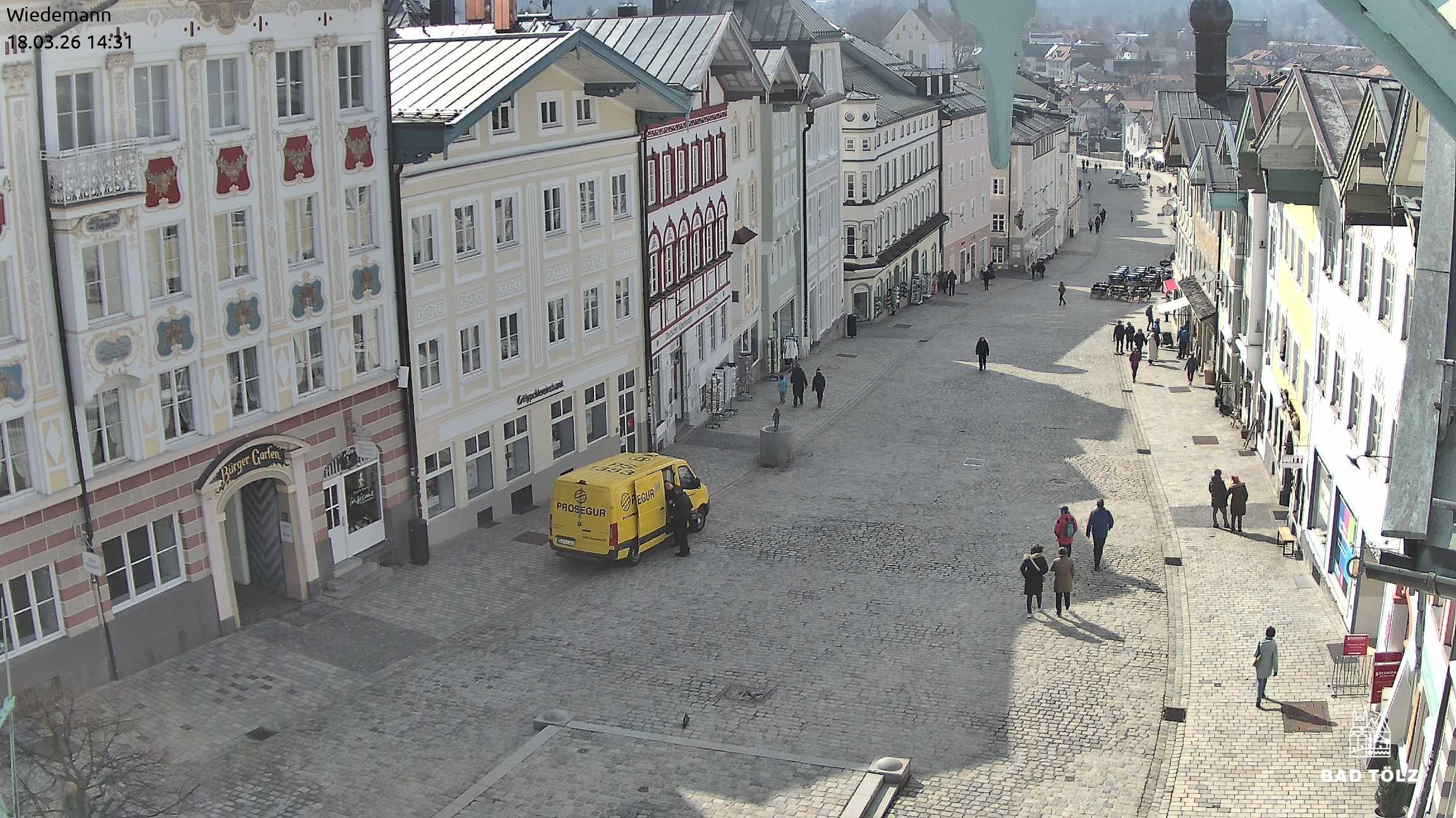 Archived image Webcam Bad Tölz - Marktstraße