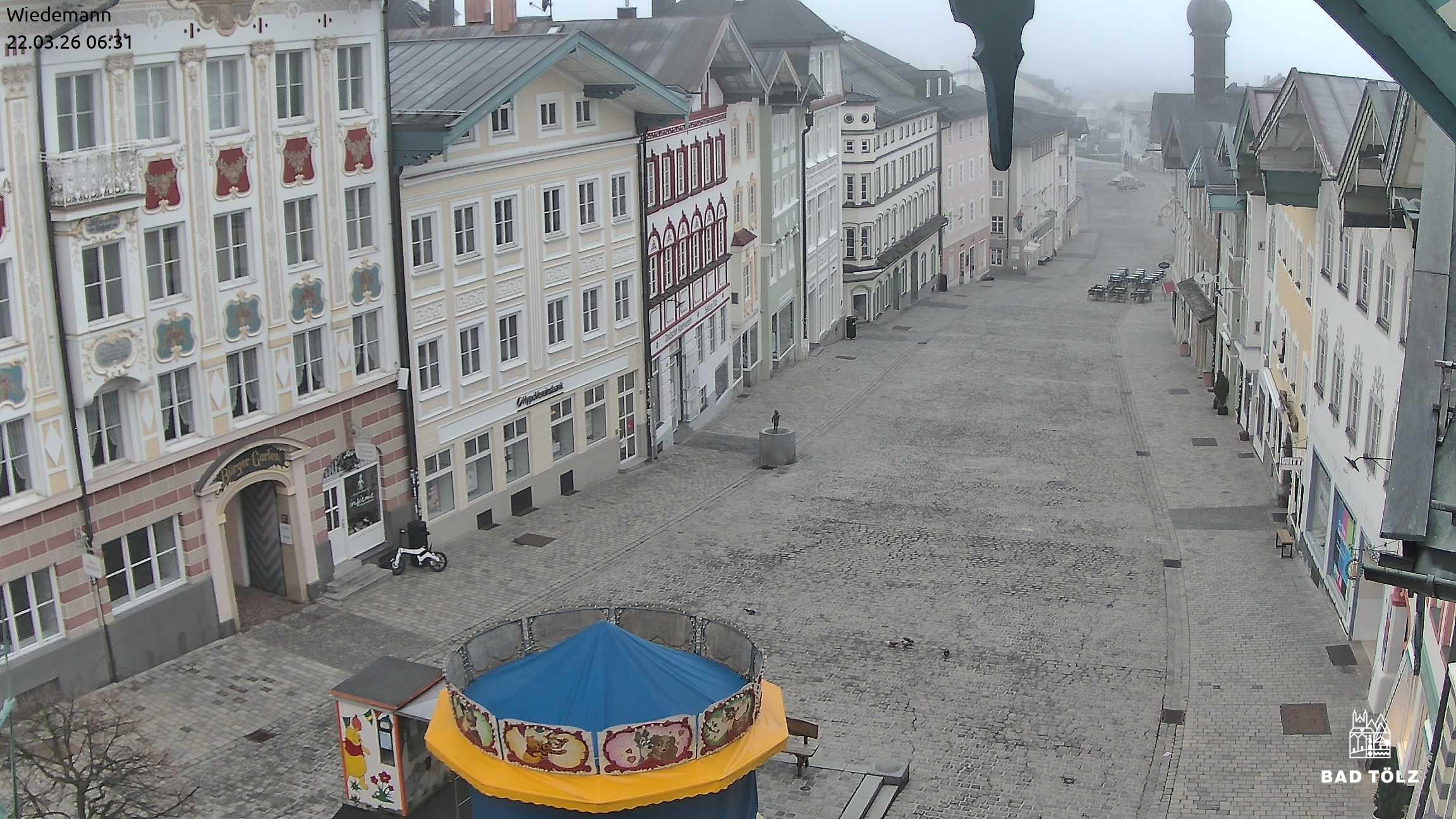 Archiv Foto Webcam Obere Marktstraße Bad Tölz