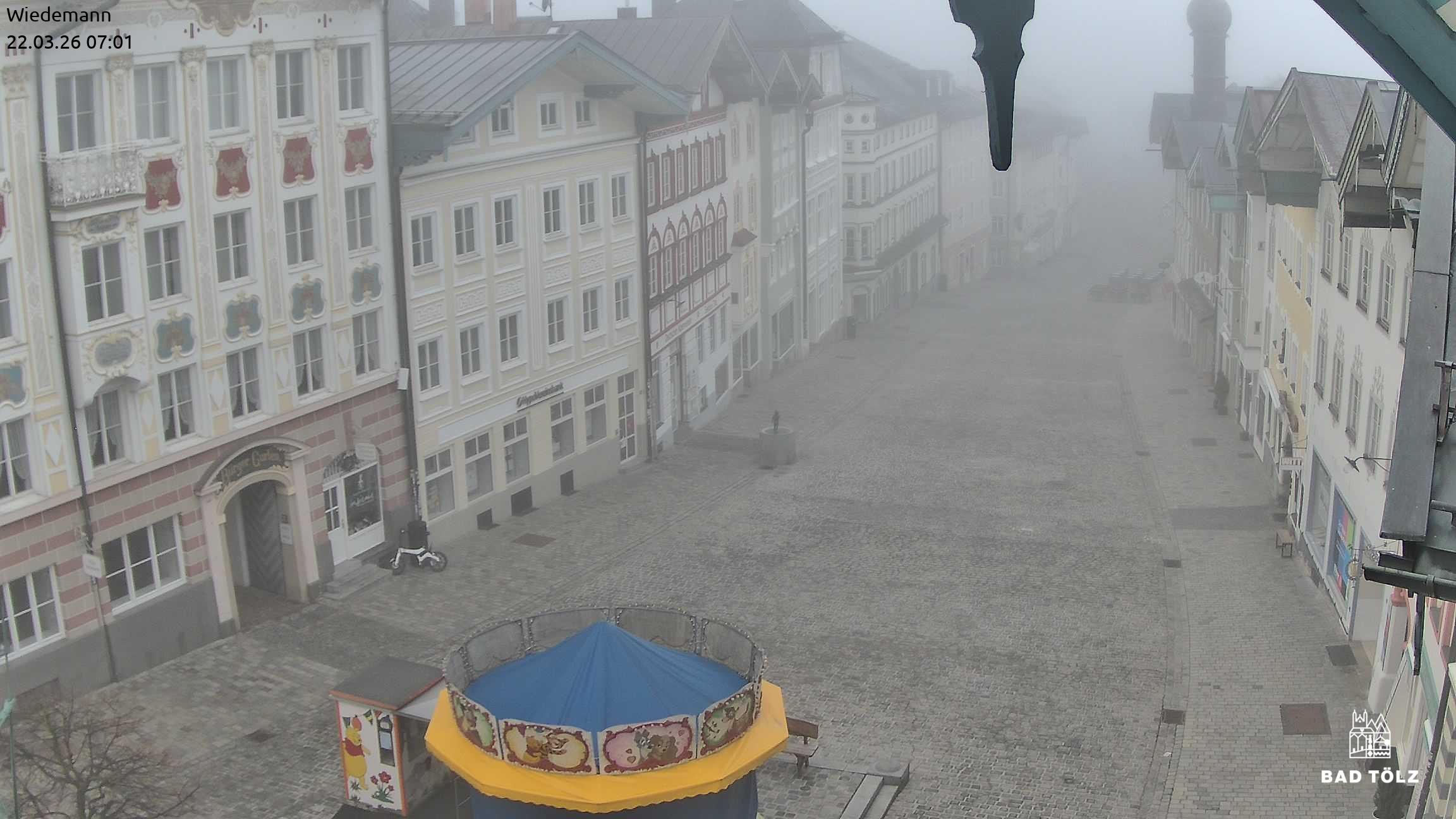 Archiv Foto Webcam Obere Marktstraße Bad Tölz