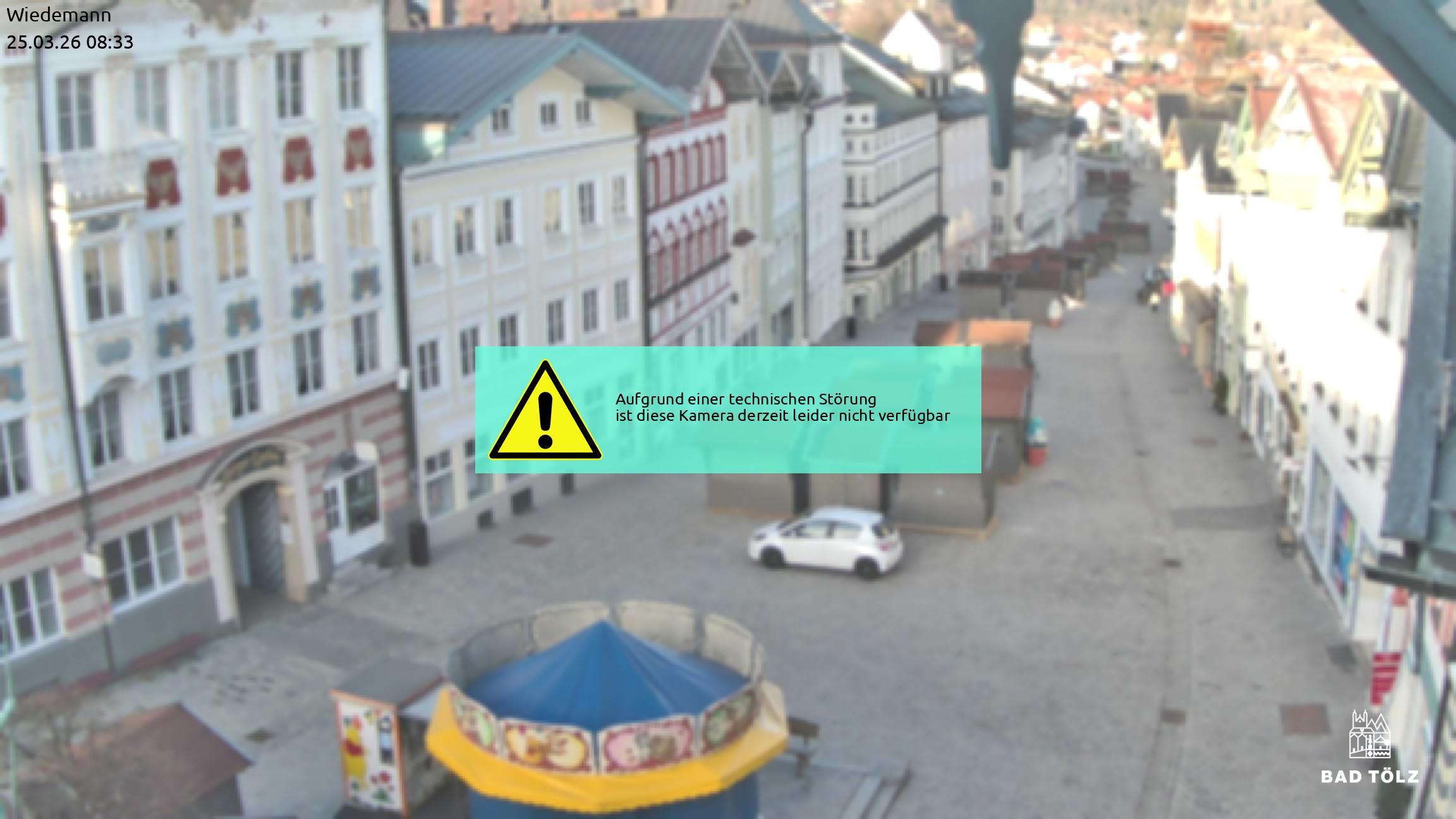Archived image Webcam Bad Tölz - Marktstraße