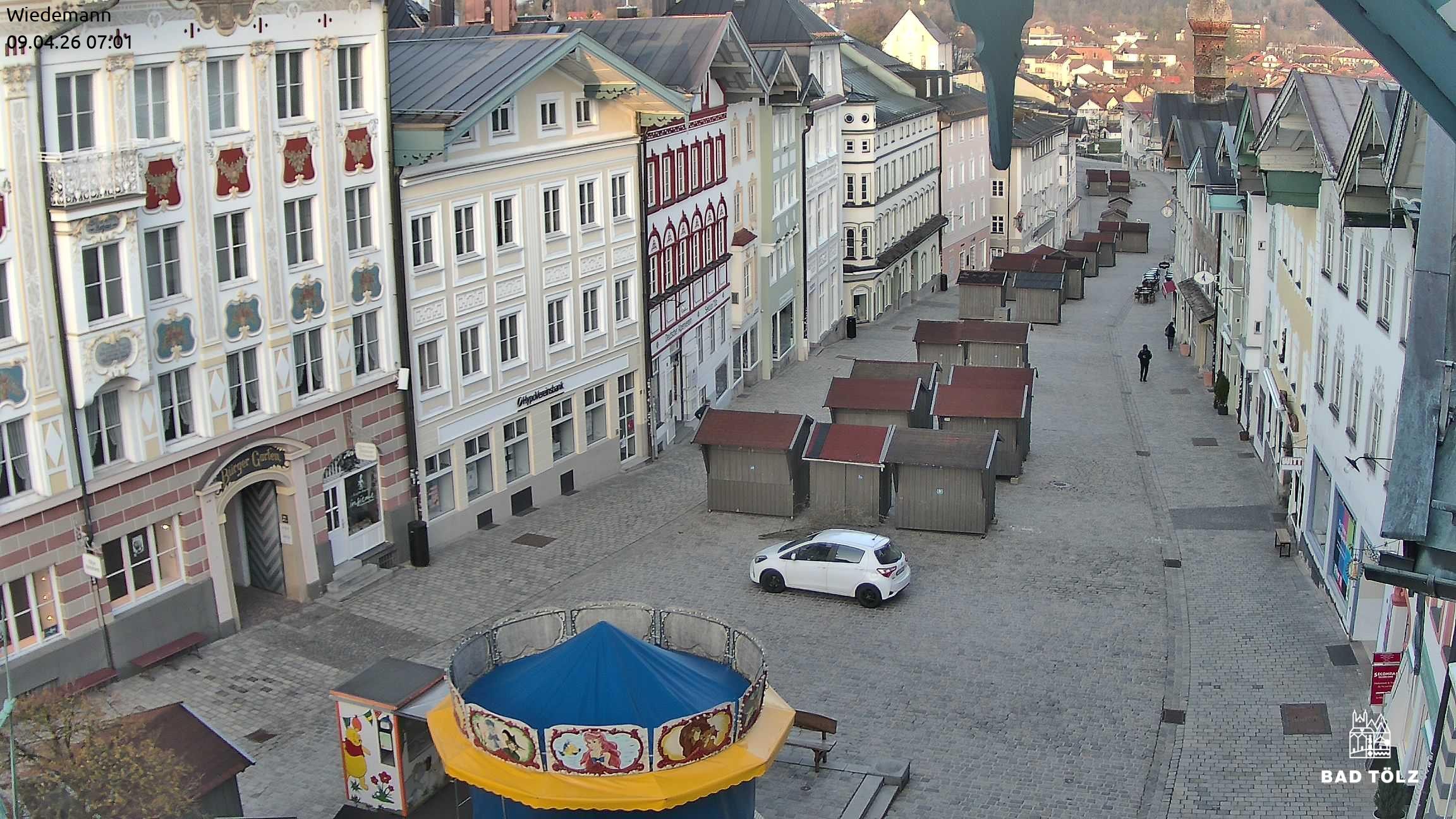 Archiv Foto Webcam Obere Marktstraße Bad Tölz