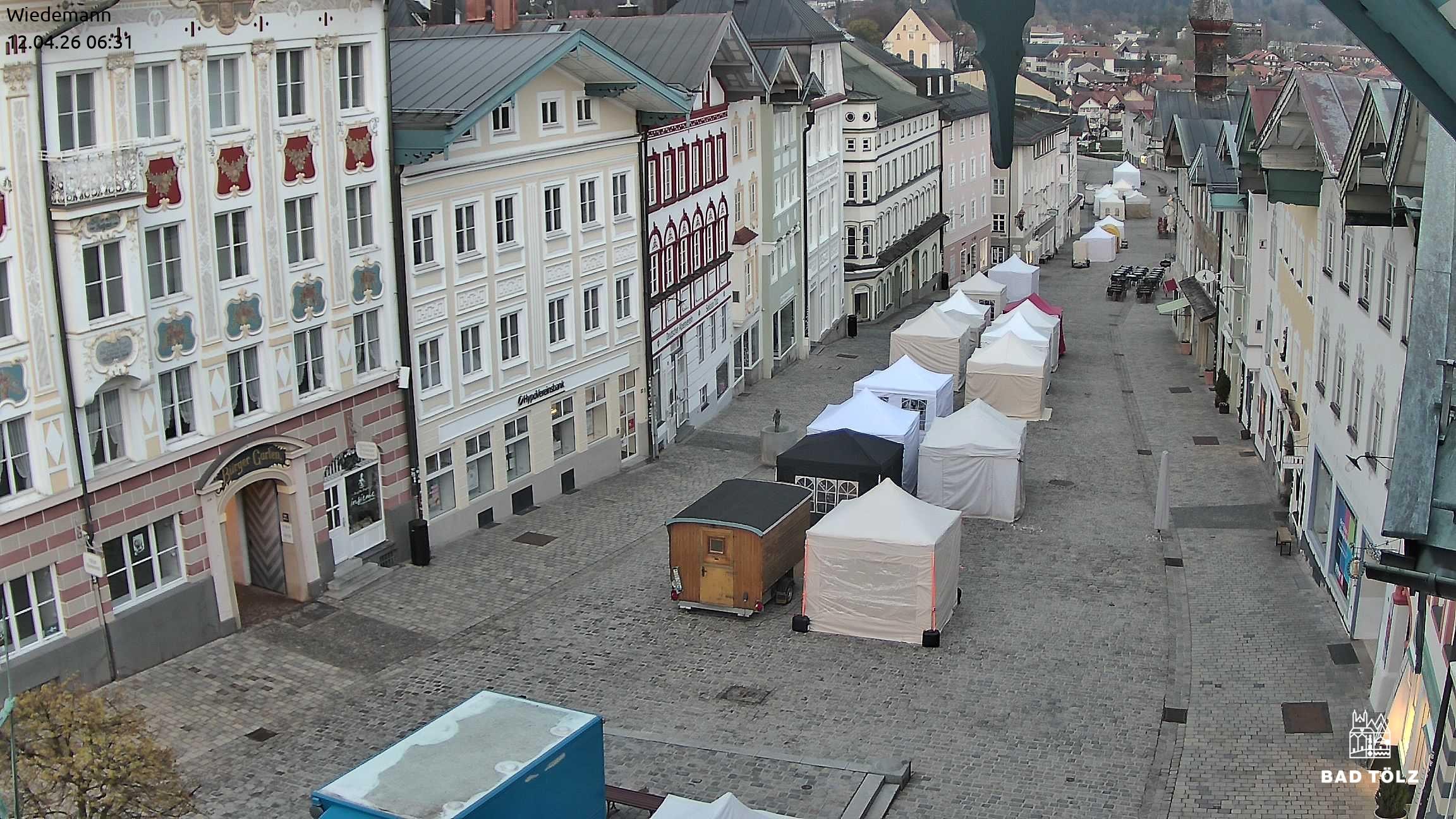Archived image Webcam Bad Tölz - Marktstraße